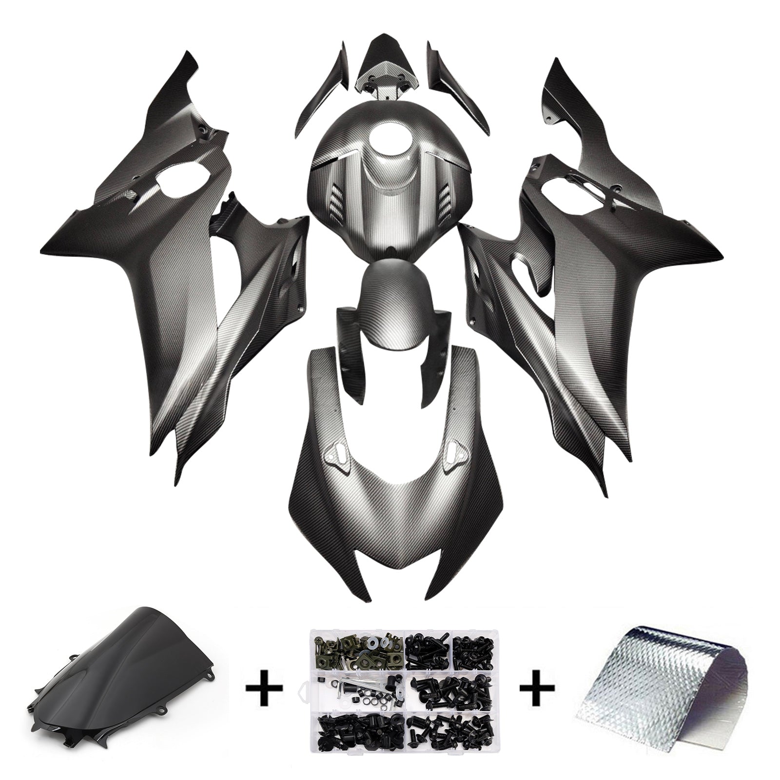 Kit carena iniettata in plastica ABS per Yamaha YZF-R6 2017-2023