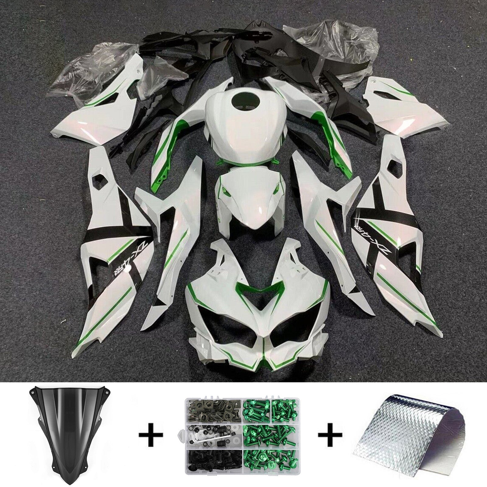 Kit Carenado Inyección Kawasaki Ninja ZX-25R ZX-4R ZX-4RR 2019-2024