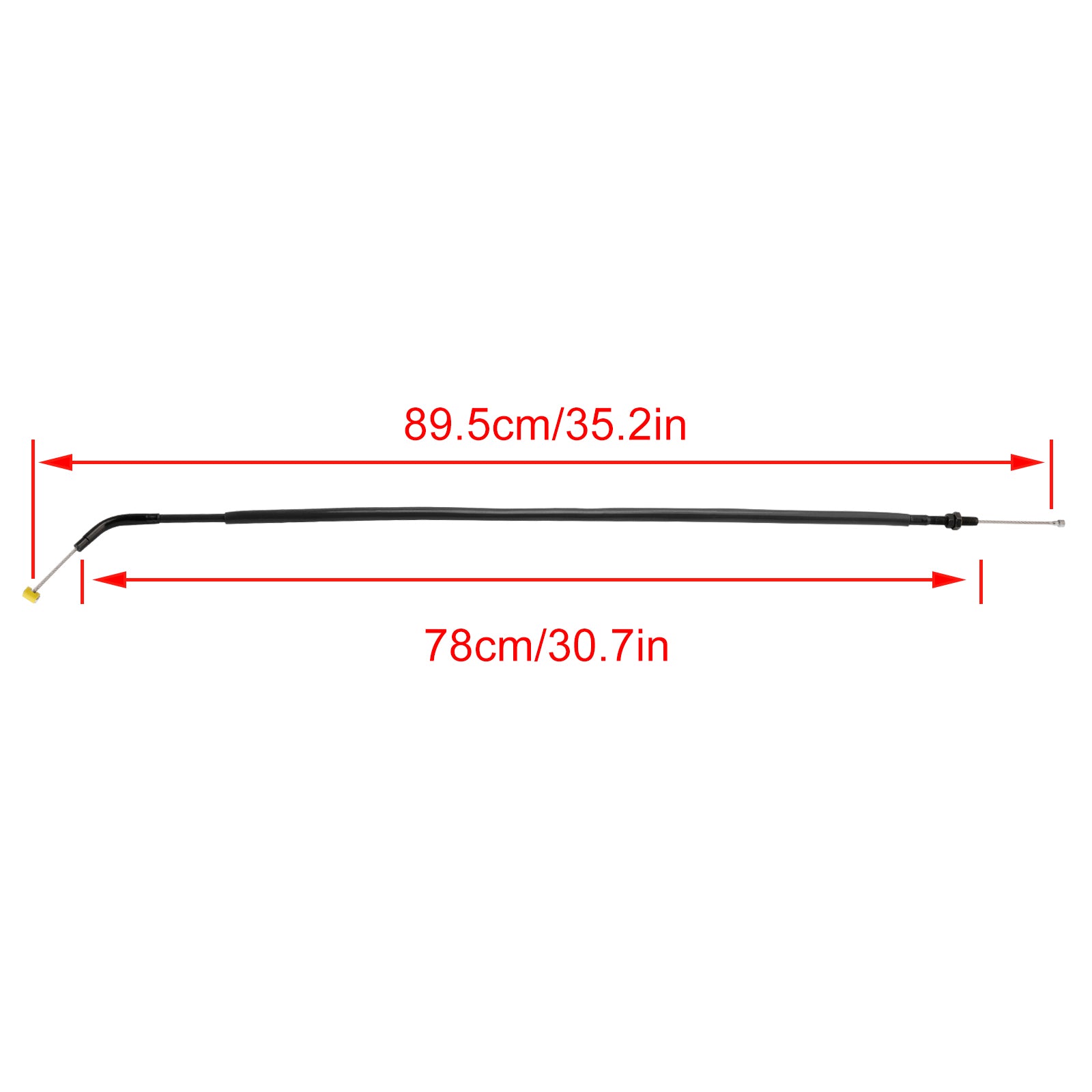 Črni rezervni mešalni kabel za motocikel Honda CBR650R 2019-2023