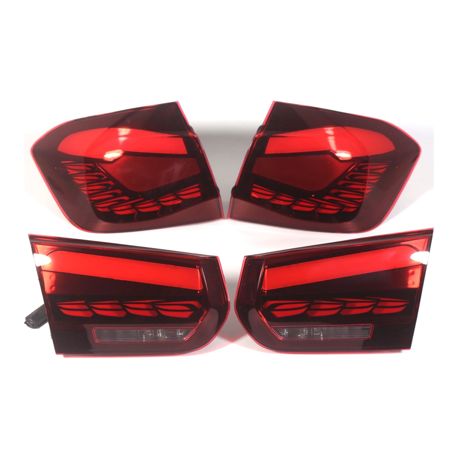 Luci posteriori a LED rosso per BMW 3 F30 330D/335D XDRive 2012-2018, assemblaggio di luci posteriori 63217313039 63217372793