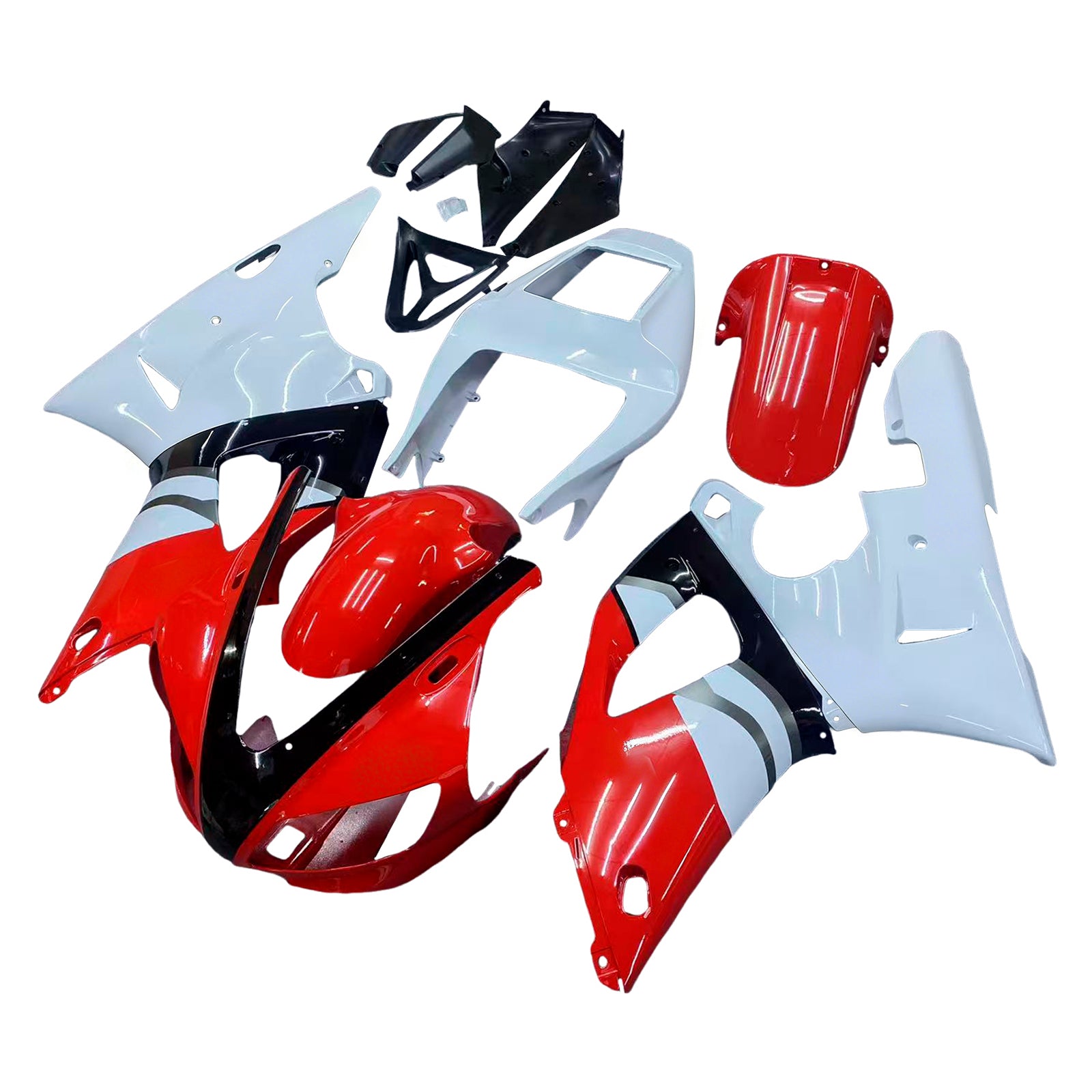 Kit de carénage injecté en plastique ABS compatible avec Yamaha YZF-R1 1998-1999