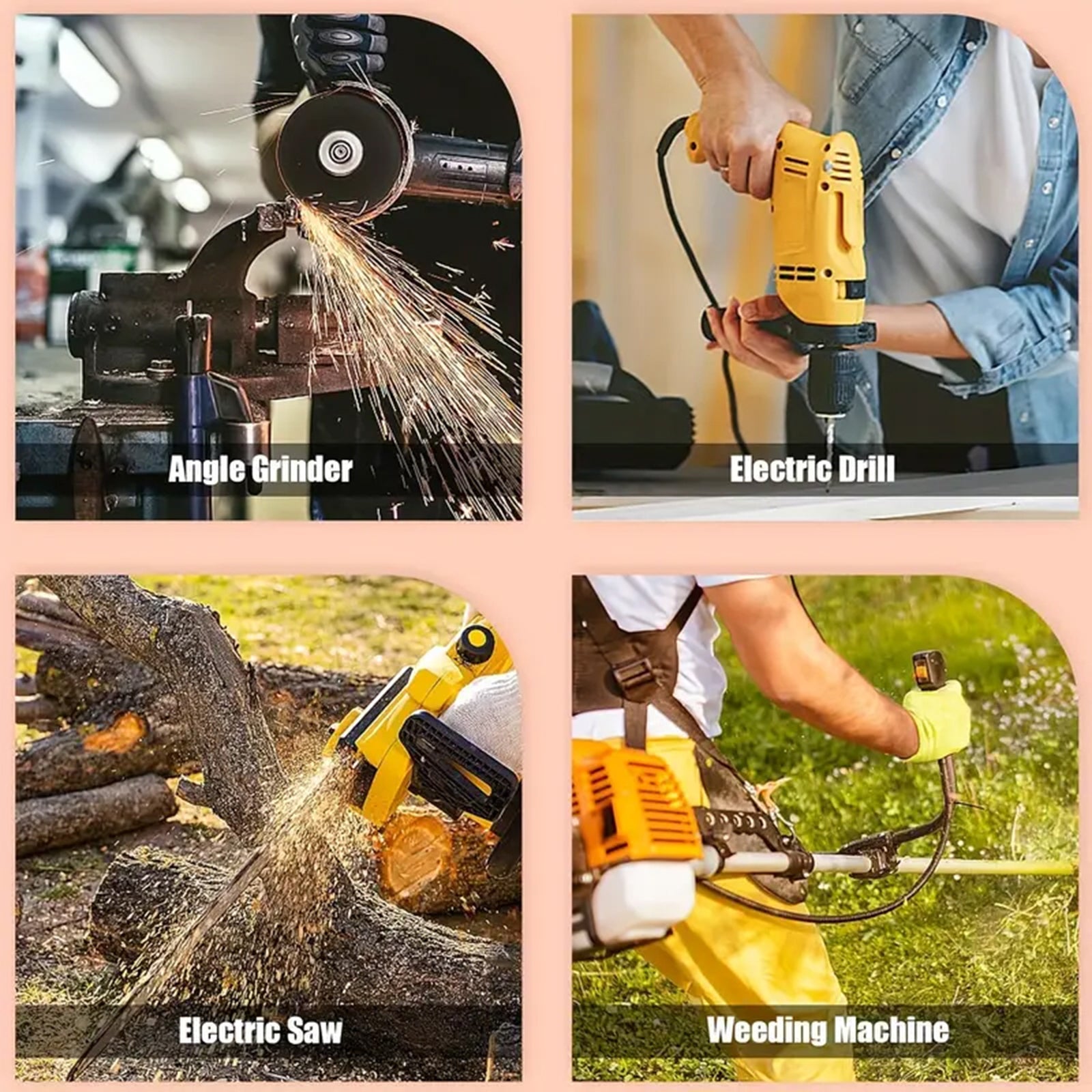 Lot de 46 balais de charbon pour moteur électrique, 23 tailles, pièce de rechange pour réparation d'outils électriques