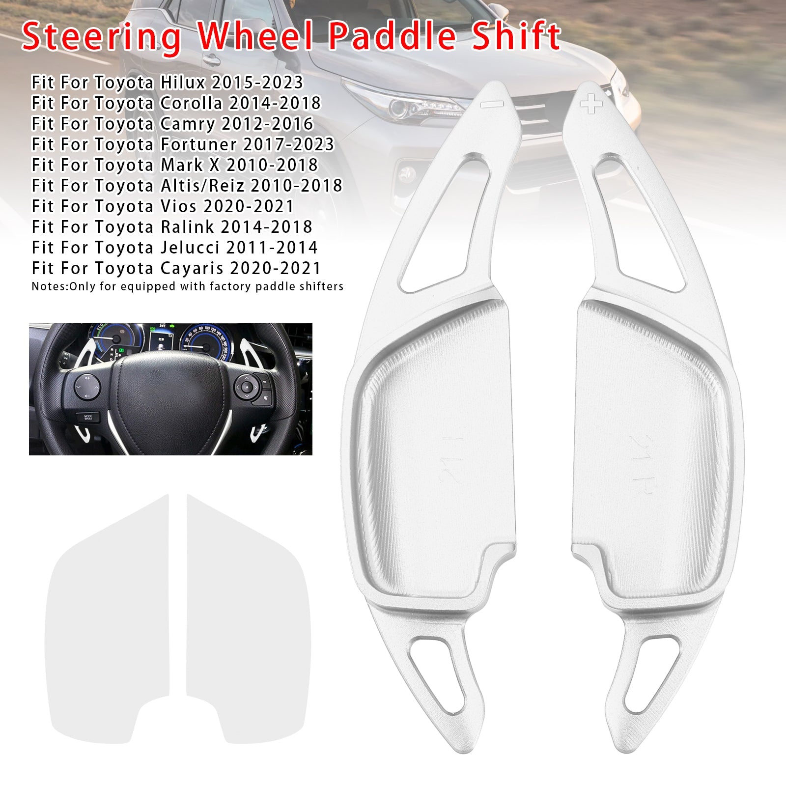 Ylinopeuskuvat pyörän takana Toyota Hilux Fortnerille