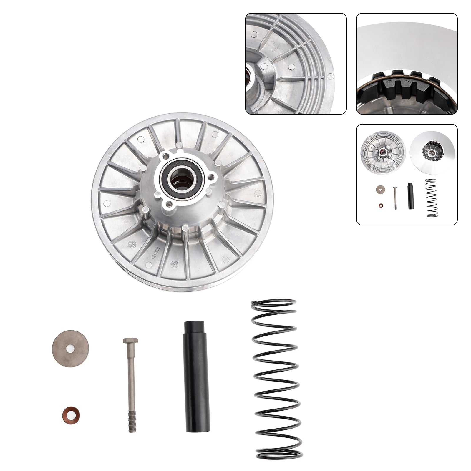 Variateur d'embrayage arrière complet pour Can-Am Outlander 450 EFI 2018-2022 420280178 420280173