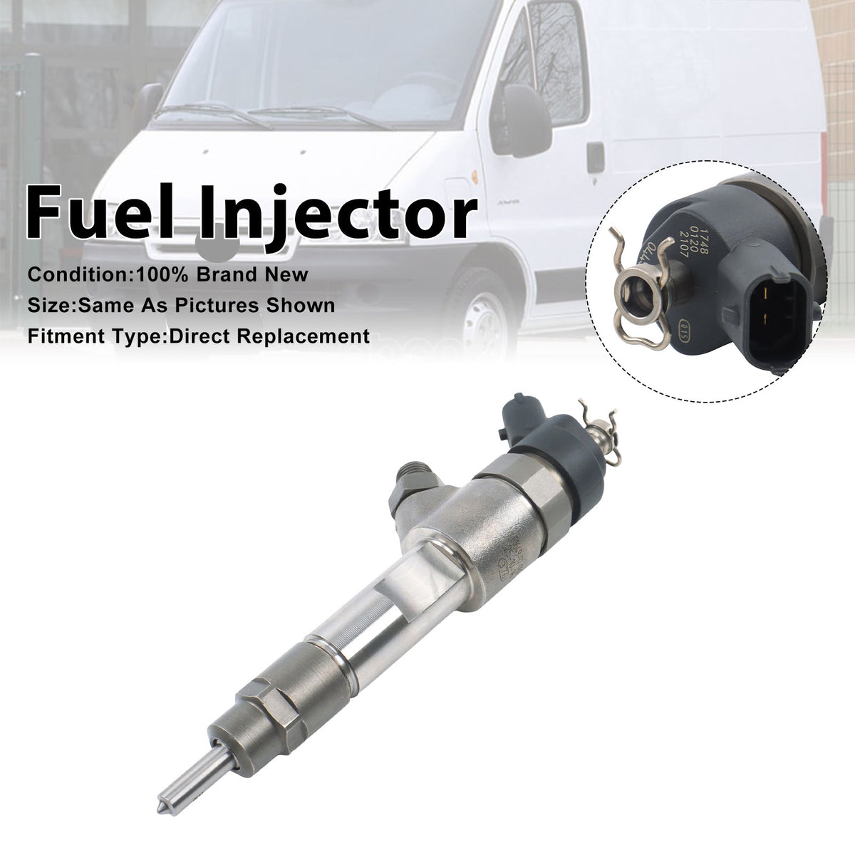 1X Injecteur Carburant Pour Citroen Jumper Pour Fiat Ducatol 2000-09 0445120002