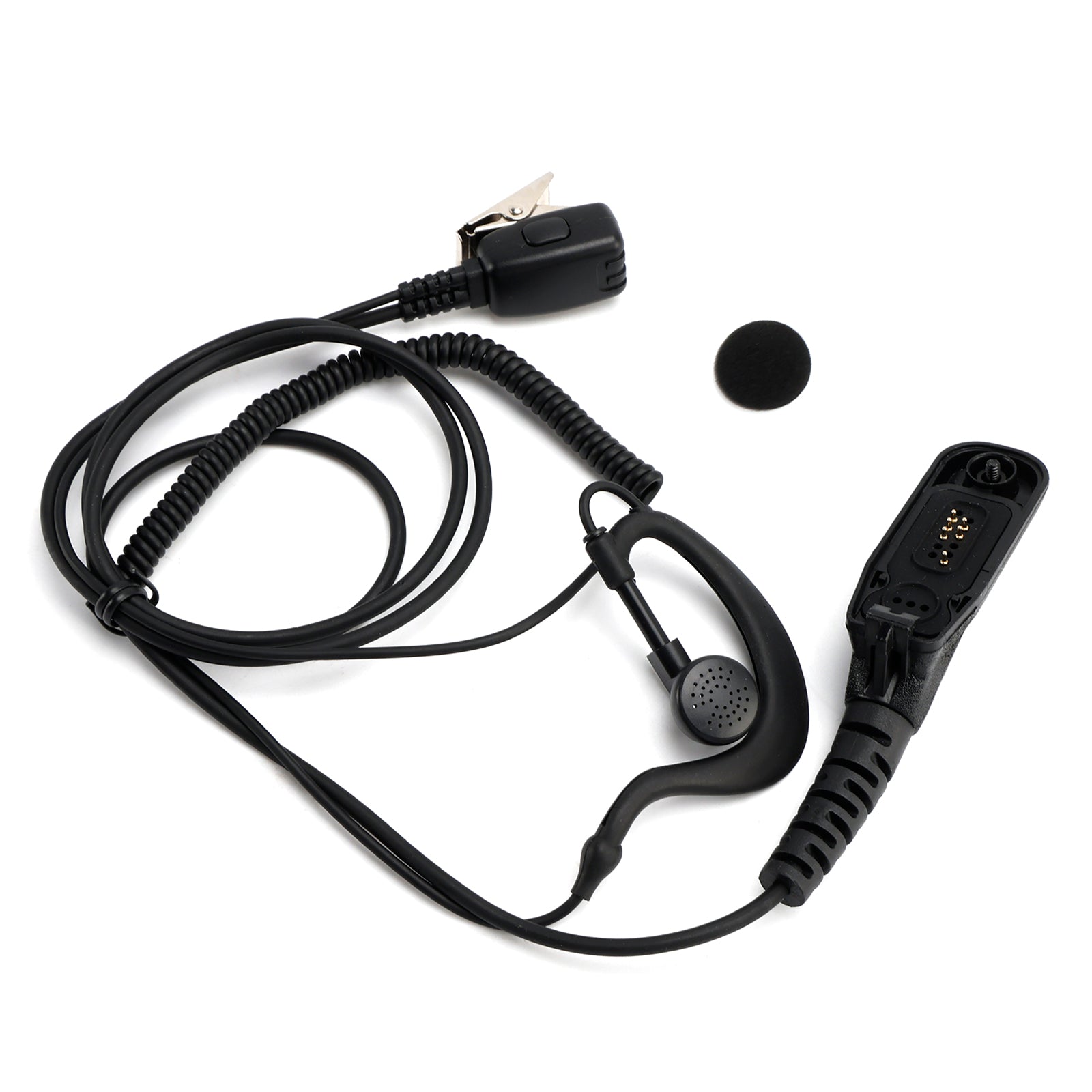 8268-614 Casque audio incurvé avec contour d'oreille pour XPR6380 XiR P8260 DP3600 APX6000 GP328D