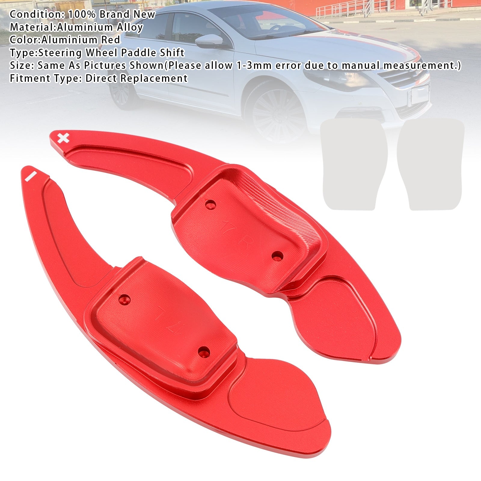 Verlenging van snelheidsverandering pallets achter het wiel voor stoel VW Scirocco