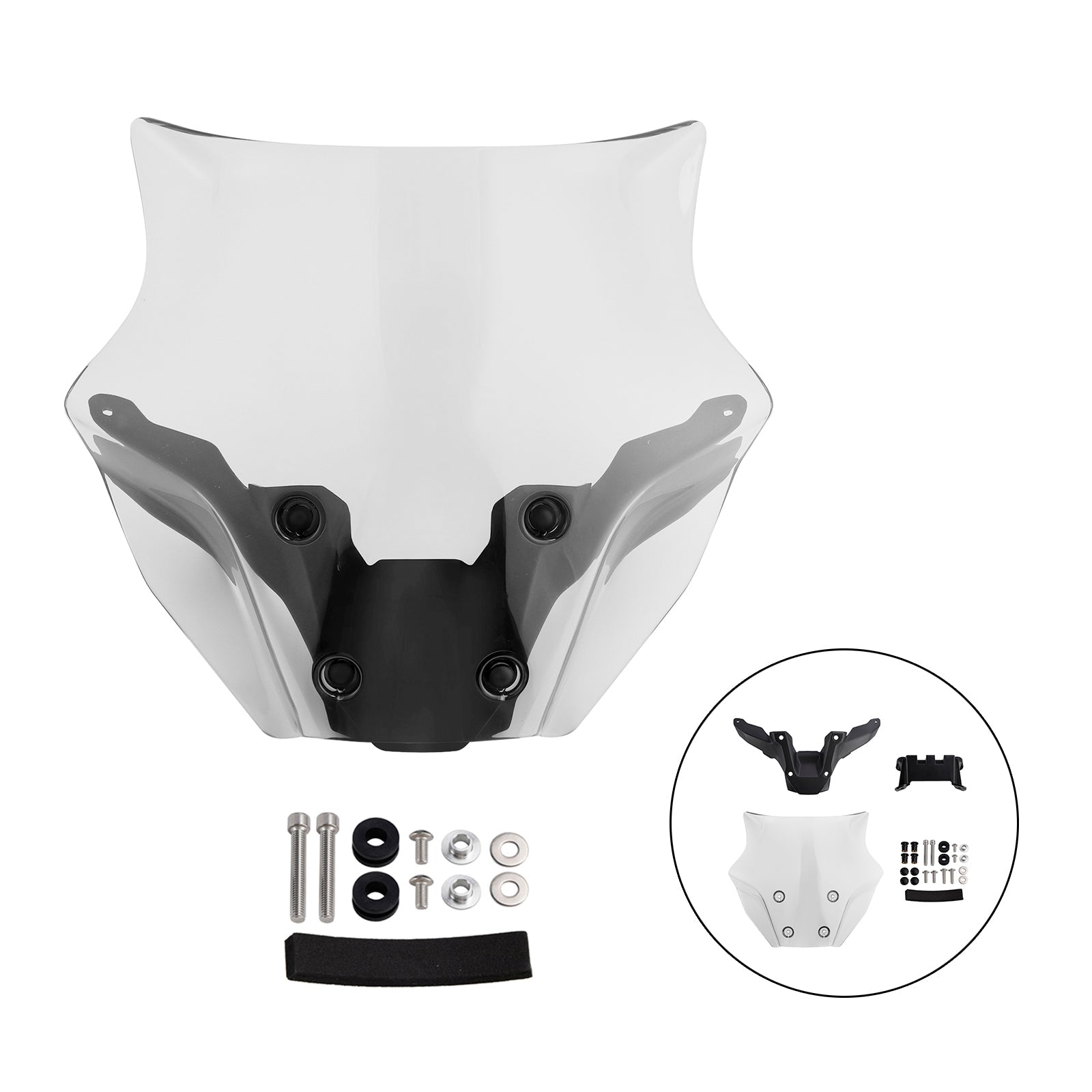 Vetrobransko steklo + podpora za Yamaha MT-09/SP 2024-2025