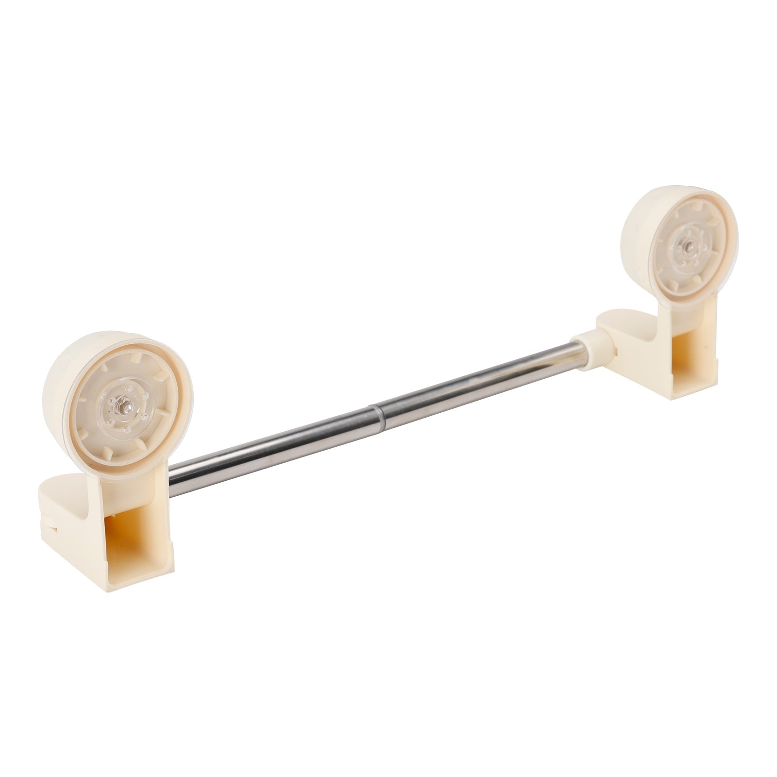 2 barre portaoggetti&Asta regolabile in acciaio inossidabile per doccia RV da 11,8 a 23,6 pollici