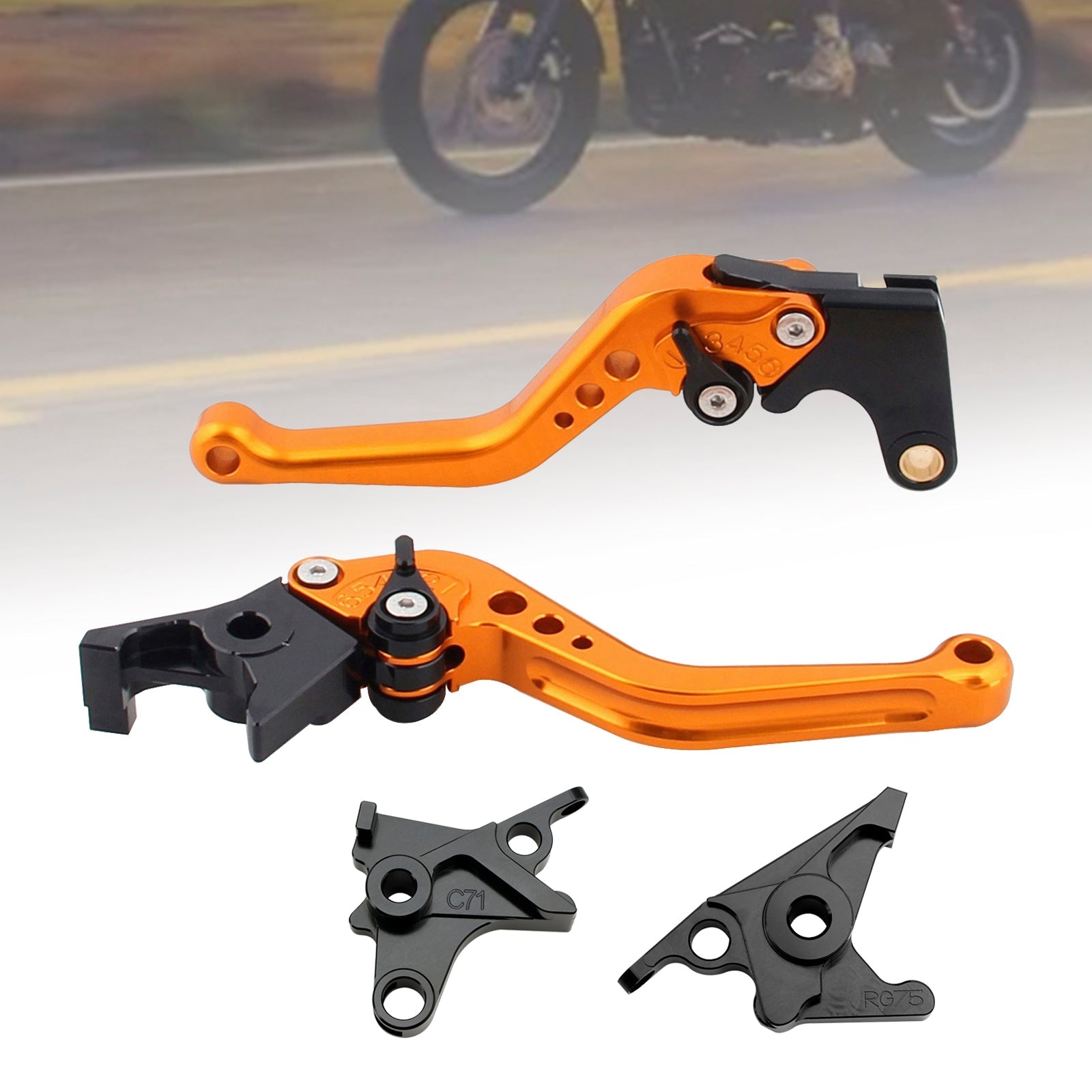 Levier de frein et d'embrayage court pour BMW R NINE T / PURE / RACER 2017-2023