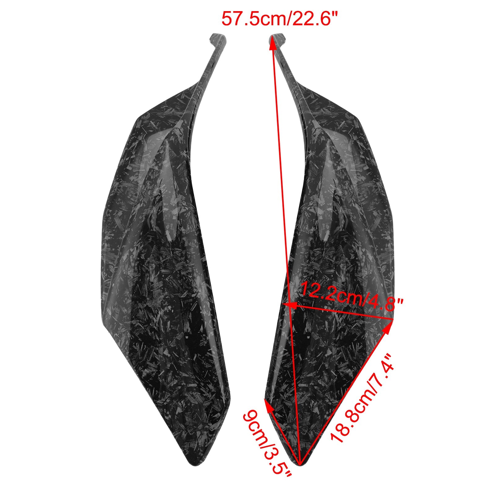 Kit de carénage latéral avec déflecteur d&#39;air et spoiler pour Aprilia RSV4 2021-2024