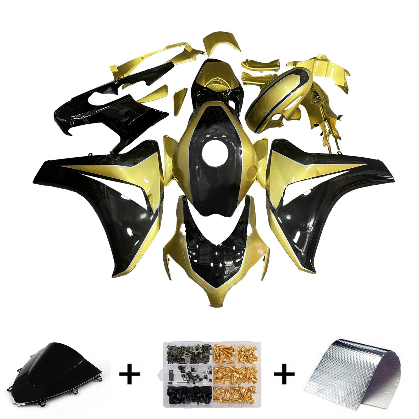 Kit van een tekort geïnjecteerd in ABS-plastic voor Honda CBR1000RR 2008-2011