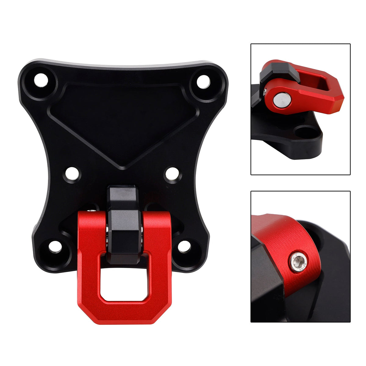 Plaque de traction pour crochet de remorquage arrière avec anneau en D de 3/4"" compatible avec Yamaha Maverick X3 900 X Max