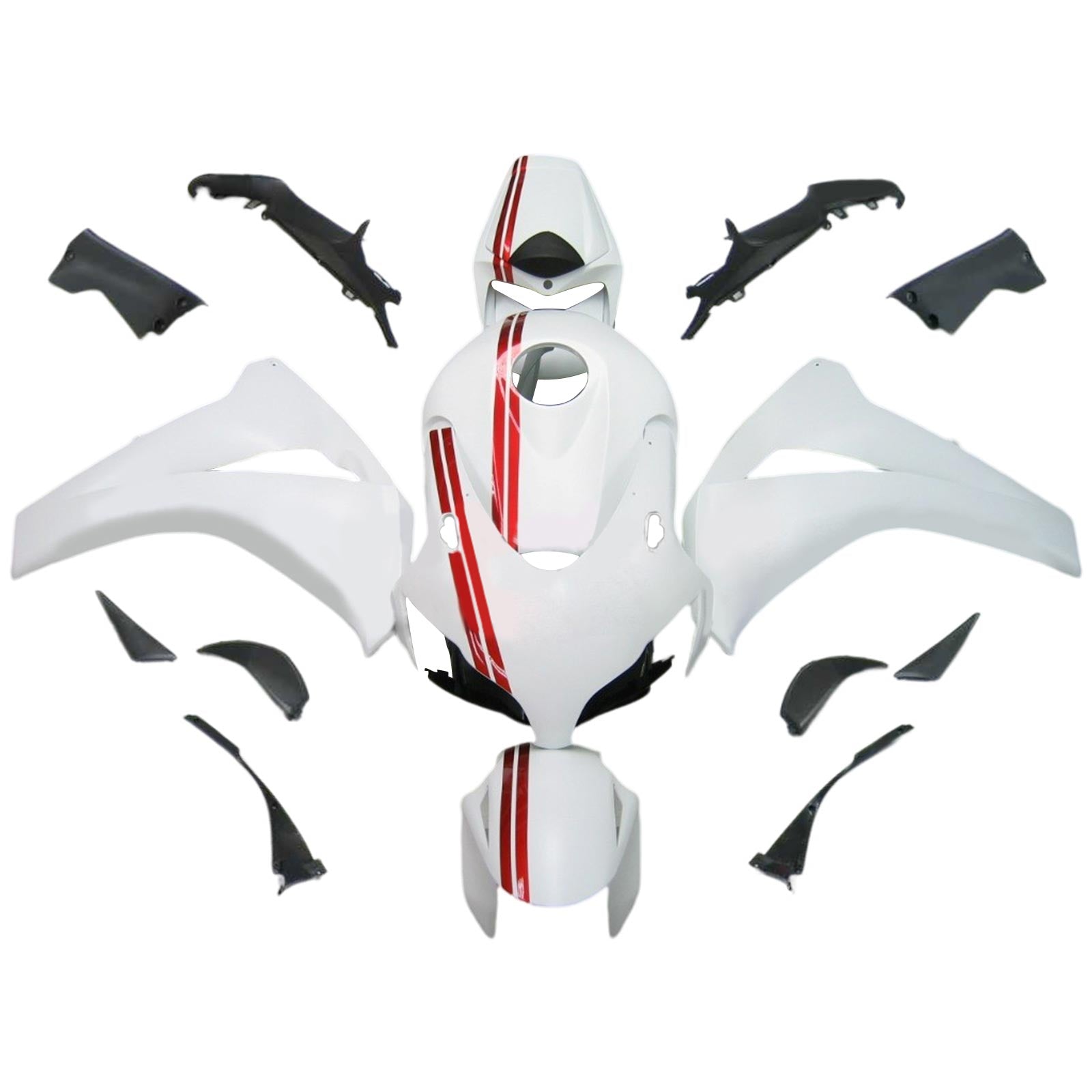 Kit de carénage injecté en plastique ABS pour Honda CBR1000RR 2008-2011