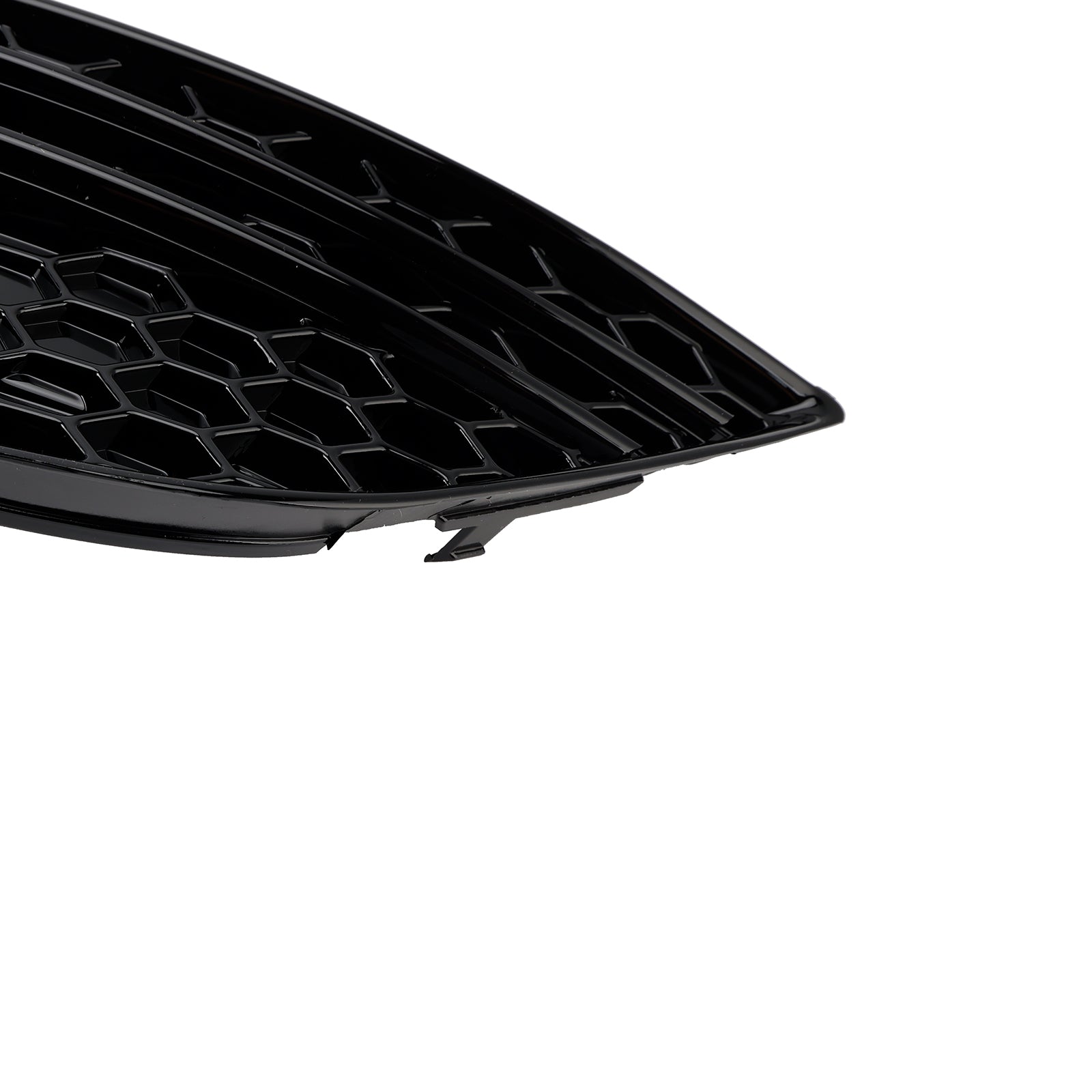 Zwart beveiligingsrooster voor Audi A4 B8.5 2013-2015 Foglichten, standaard bumper