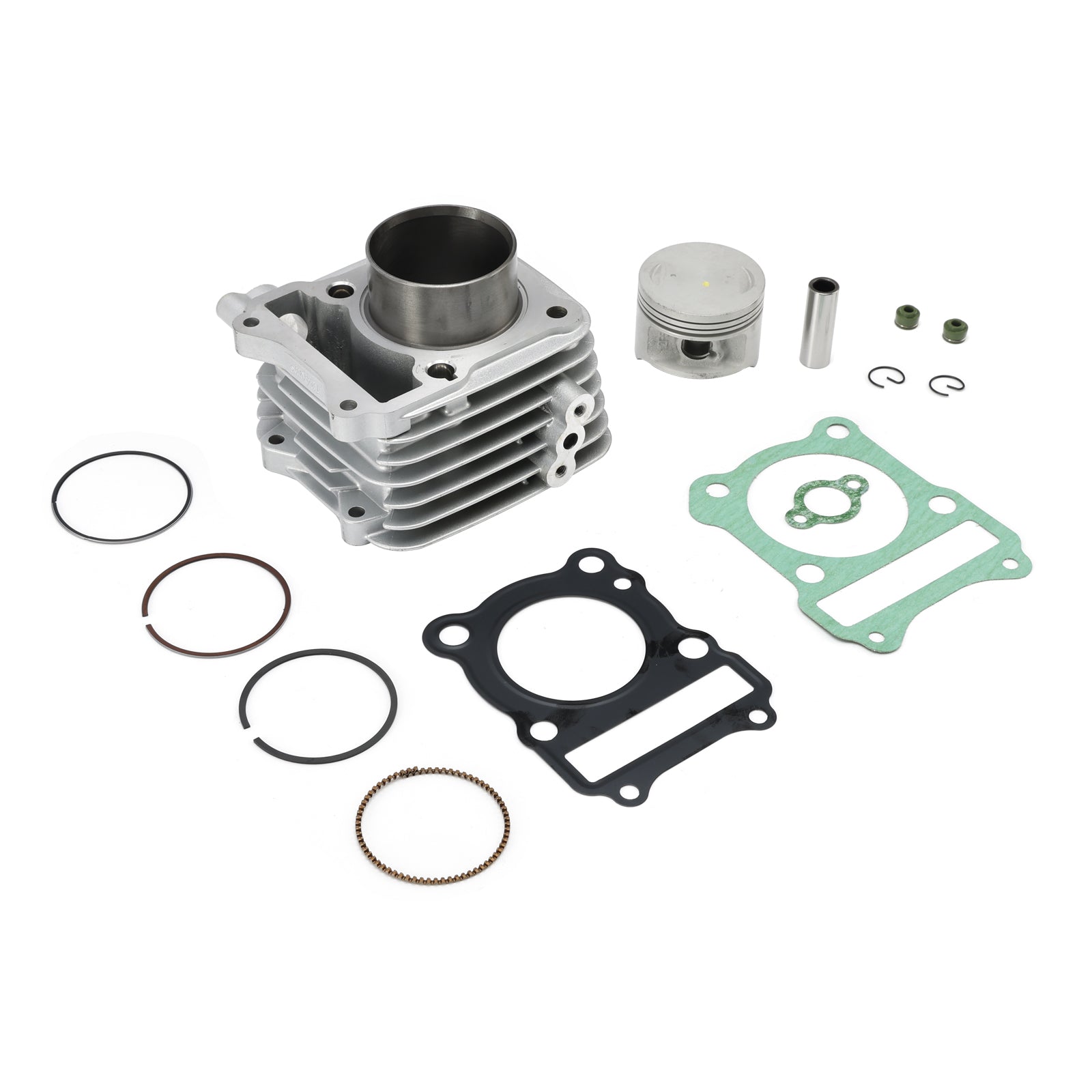 Kit de reconstruction d'extrémité supérieure de joint de Piston de cylindre de 57mm 125cc adapté pour Suzuki EN125 GS125 GN125 GZ DR125 TU 125 4T AC