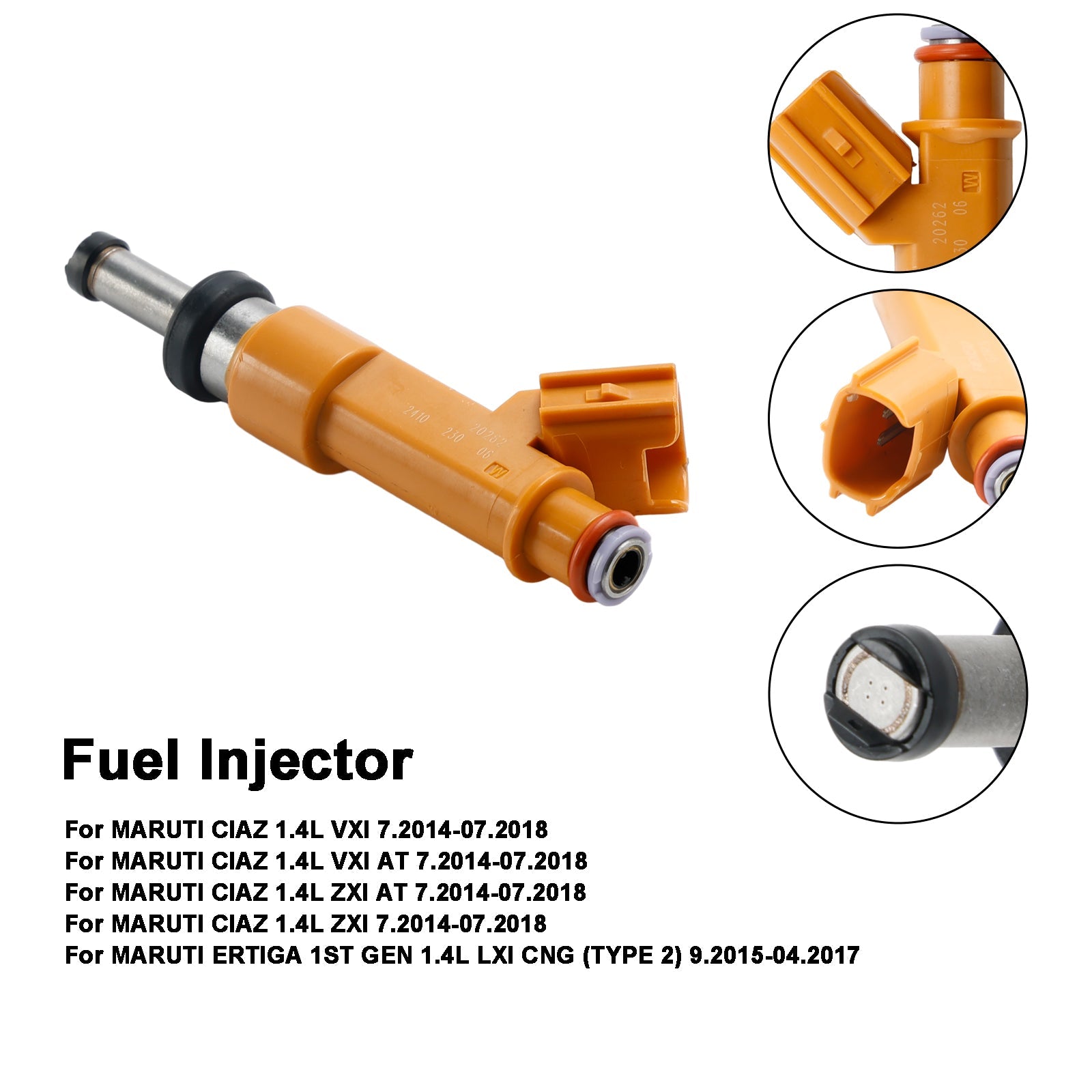 1 injecteur de carburant 15710M83P00 pour MARUTI CIAZ 1,4 L ERTIGA SWIFT DZIRE