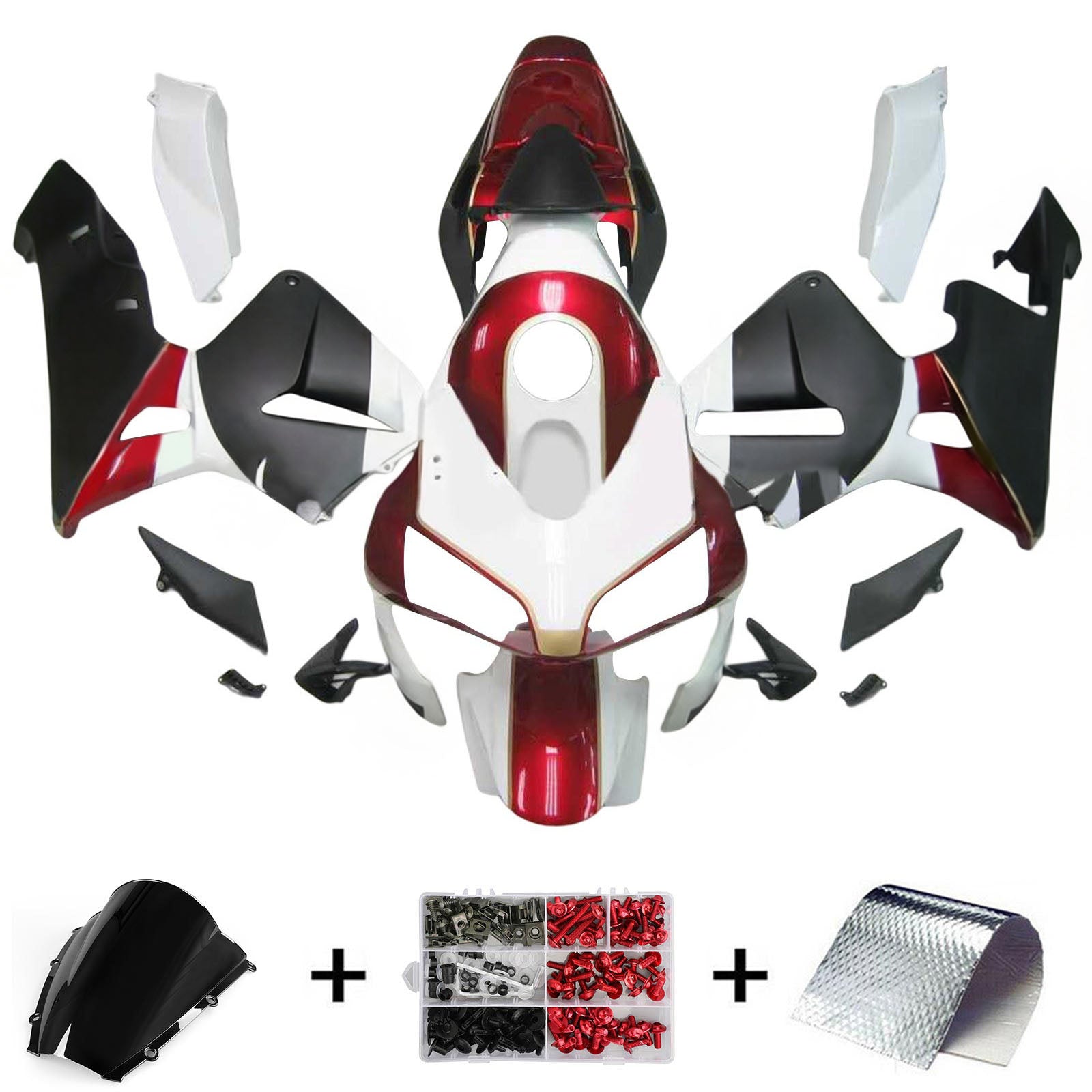 Kit de carénage par injection, carrosserie en plastique ABS pour Honda CBR600RR 2003-2004 F5