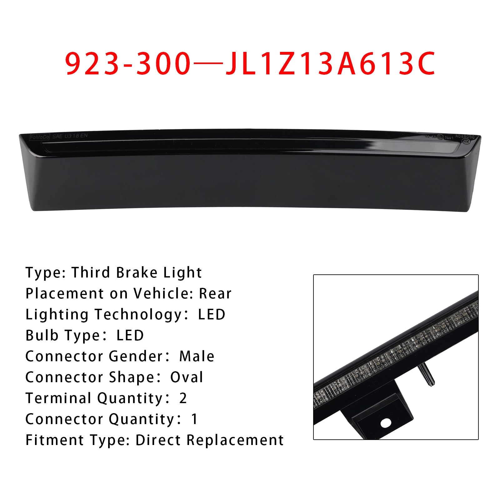 Tercer Fire Set Stop JL1Z13A613C 923-300 para modelos de expedición Ford y Lincoln Navigator 2018-2024