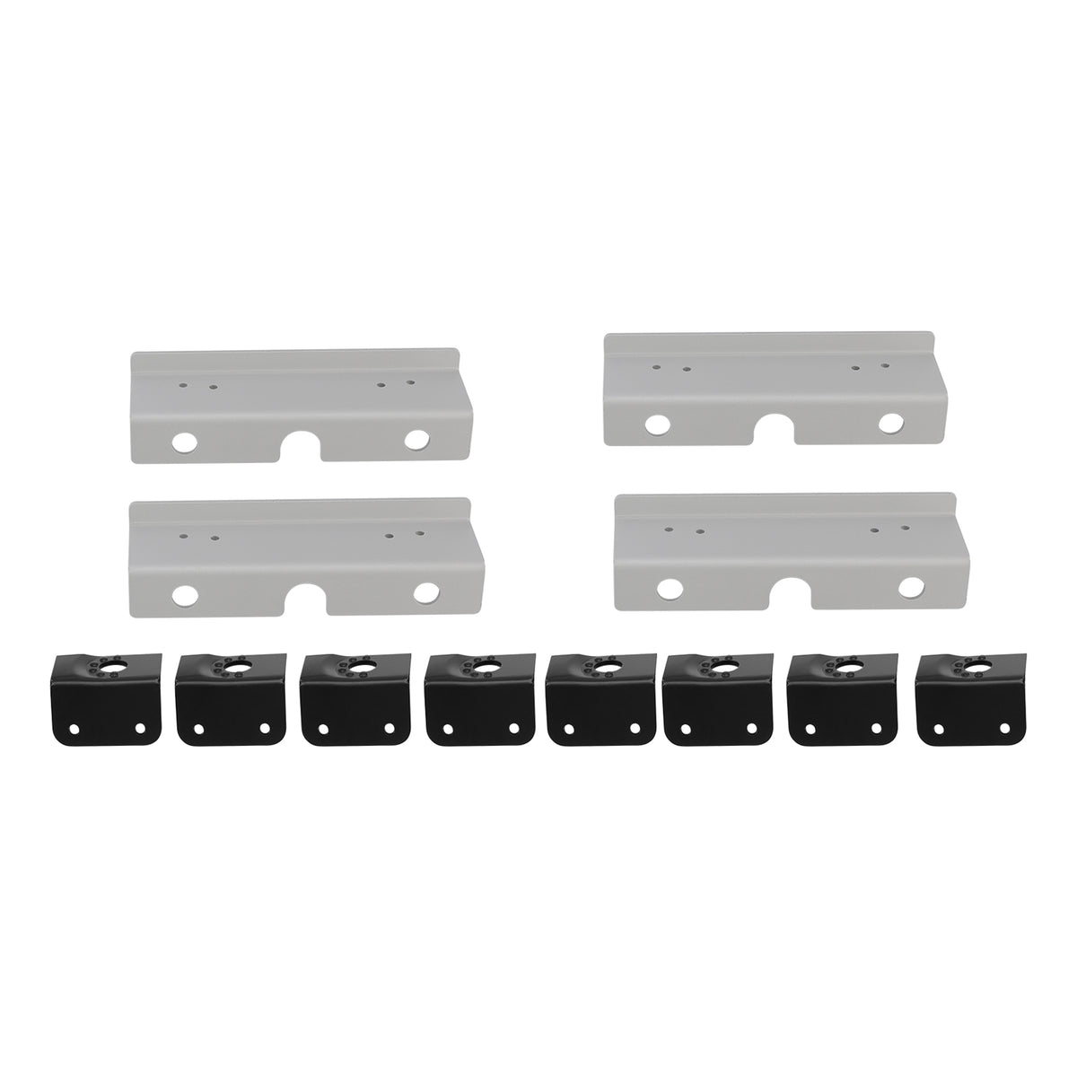 12x Montage du siège Reinforcement Plates/Brackets Pour VW T5 T6 2 + 1 Rear Seats