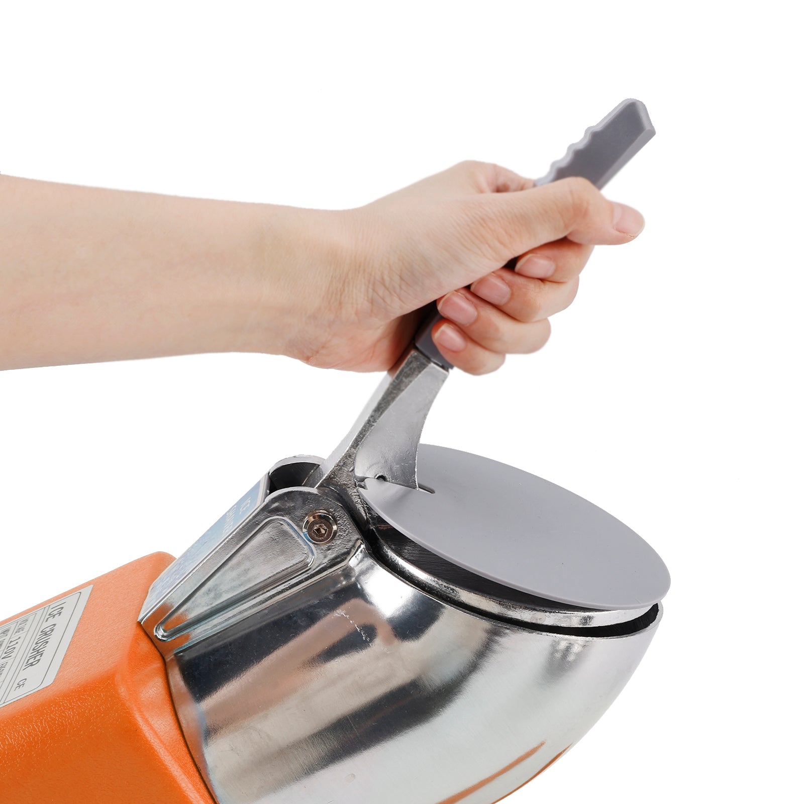 Broyeur à Glace Électrique 500W - Capacité 65 kg/h - Double Lame Aluminium - Prise UE