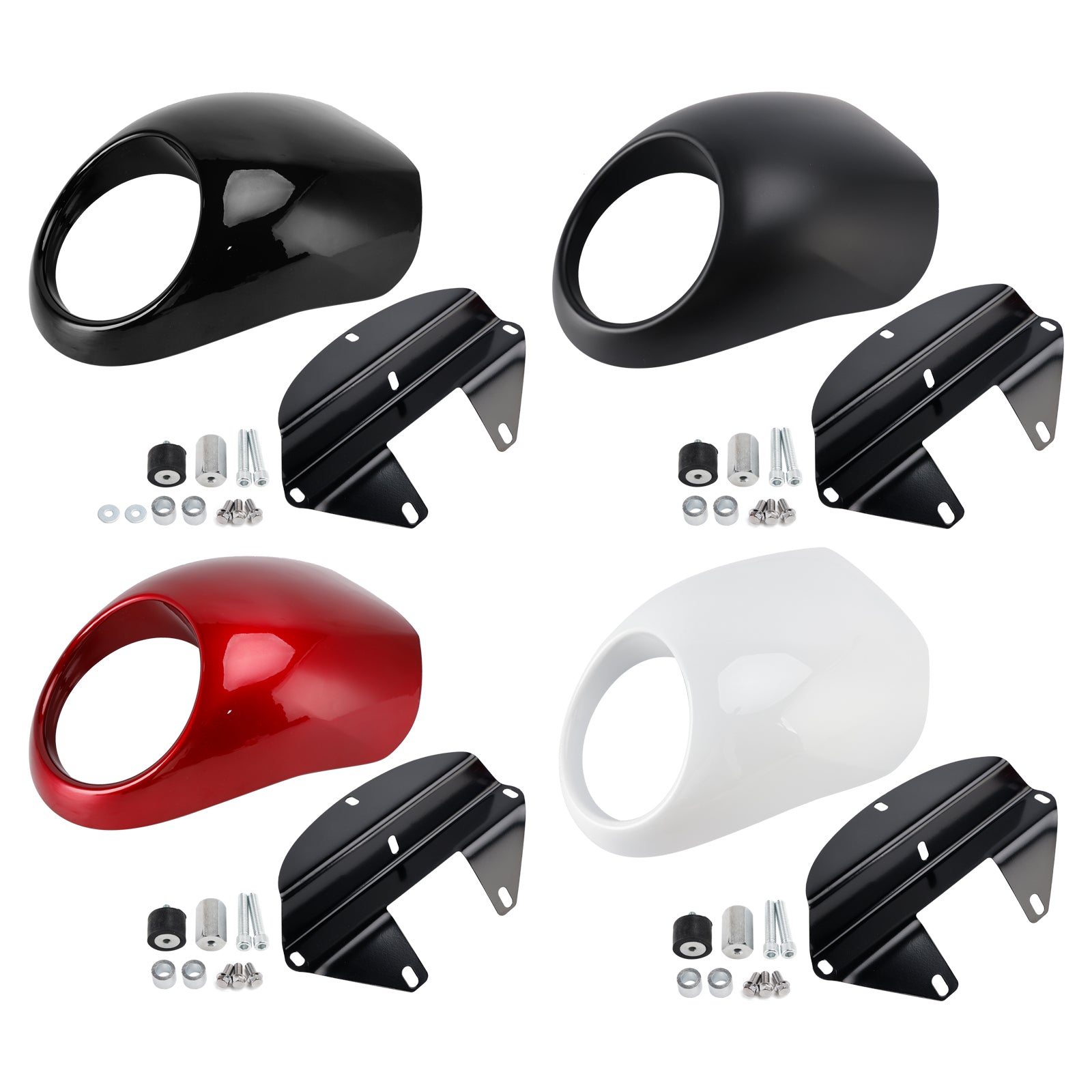 Cache de phare pour Sportster Dyna XL 883 1200 FX (à partir de 1973)