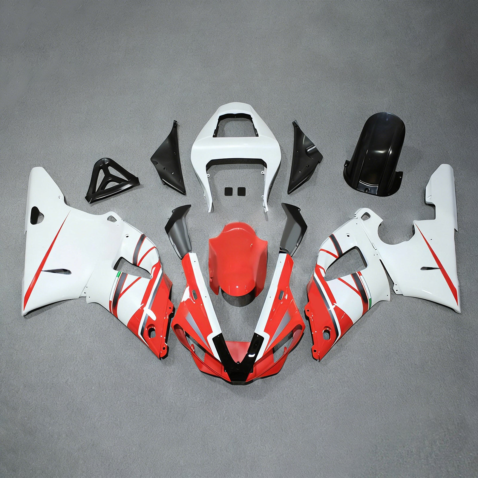 Kit de carénage en plastique ABS injecté compatible avec Yamaha YZF 1000 R1 2000-2001