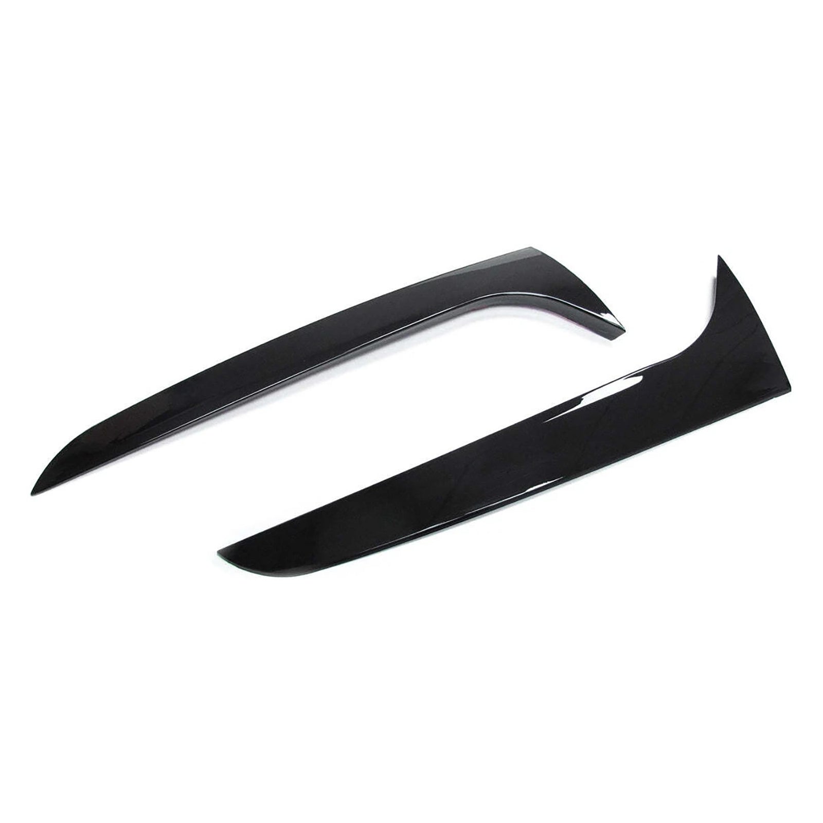 Par de alerones laterales de ventana trasera negro brillante para Audi A4 B8 Avant 2009-2016