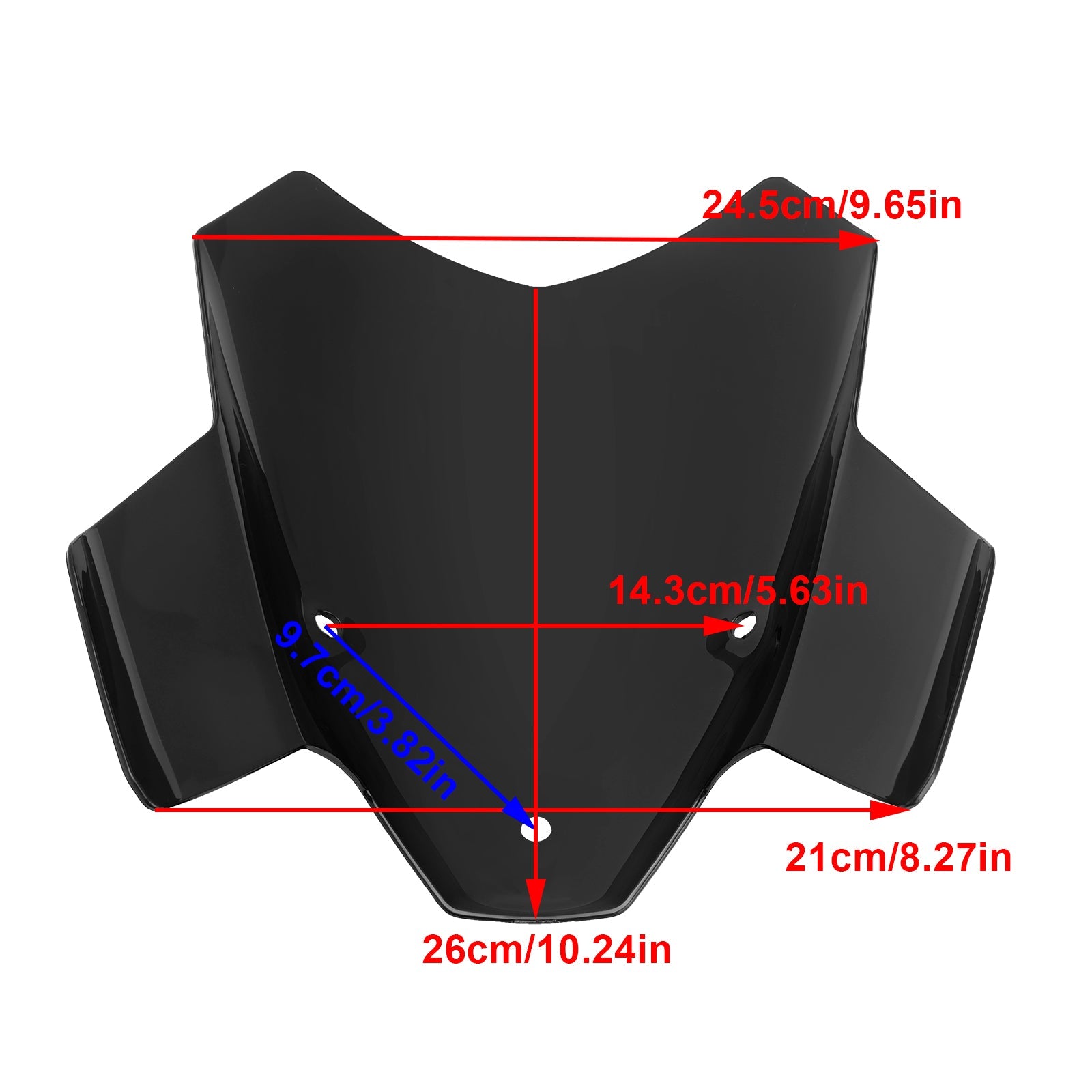 Couvercle de pare-brise de phare BMW S1000R 2021-2022 Pare-brise Pare-brise