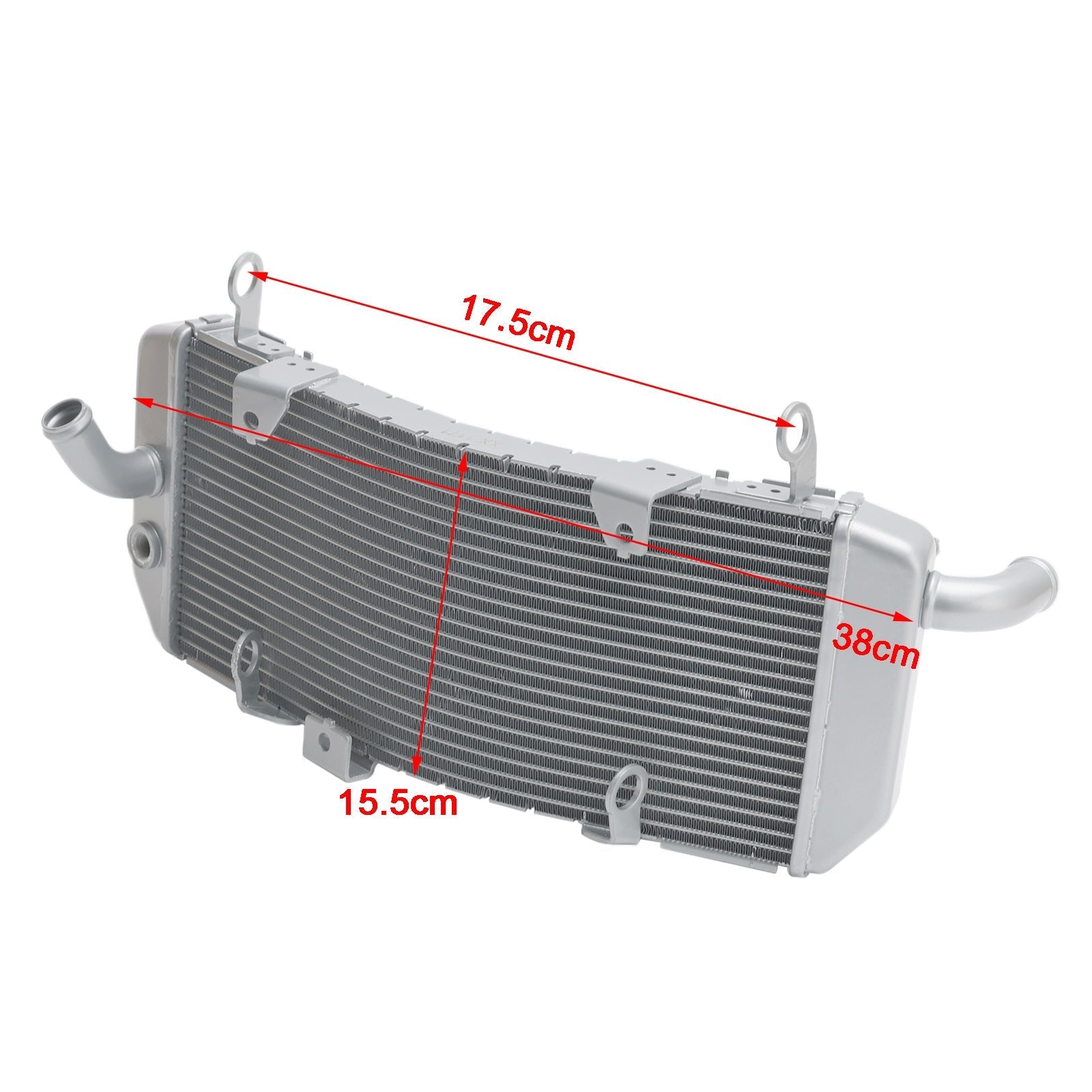 Refroidisseur de radiateur en aluminium Yamaha T-max 530 2017-2019, argent