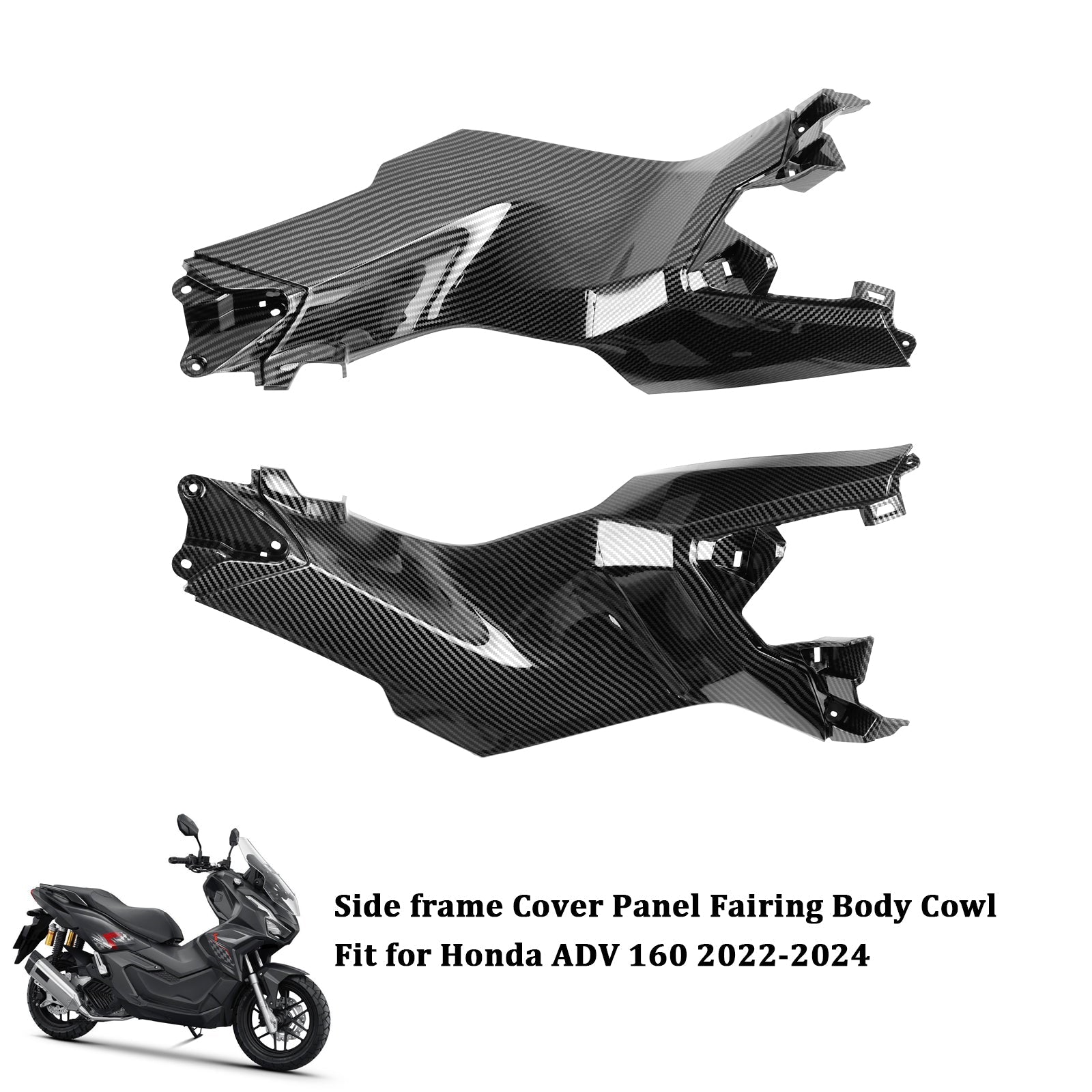 Cofano del corpo della carenatura del pannello di copertura del telaio laterale Honda ADV 160 2023-2024