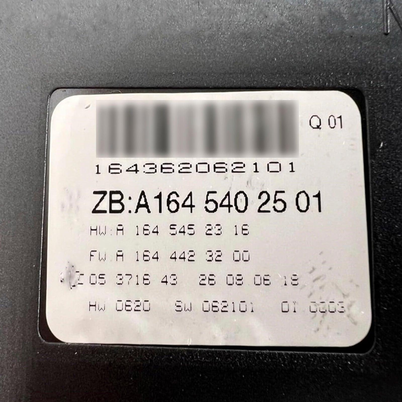 Etuvalojen ohjausyksikkö 1645402501 Mercedes Benzille W164 ML63 AMG GL450 ML550 2006-2013