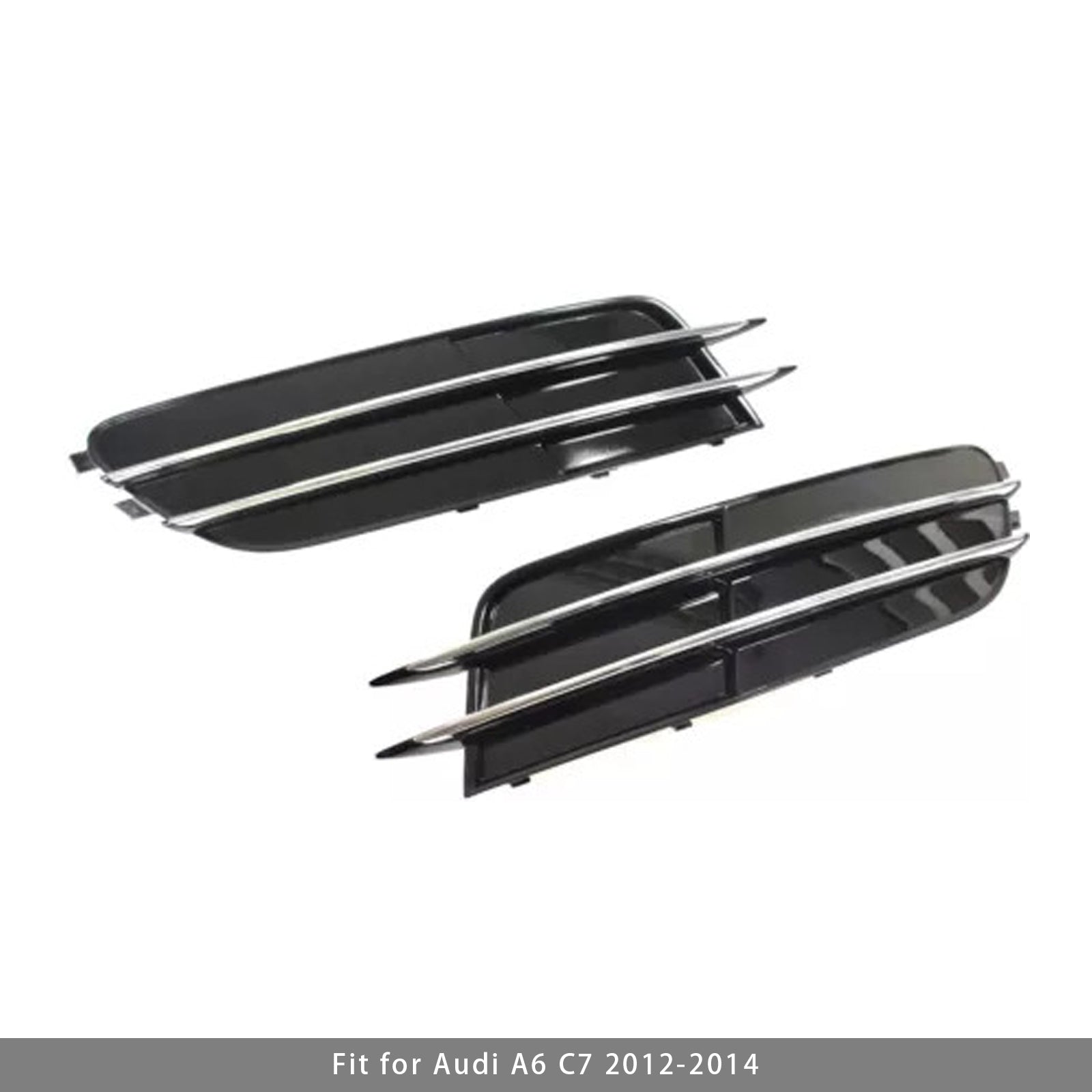 Paar mistvoorlichtbeschermroosters voor Audi A6 C7 2011-2014