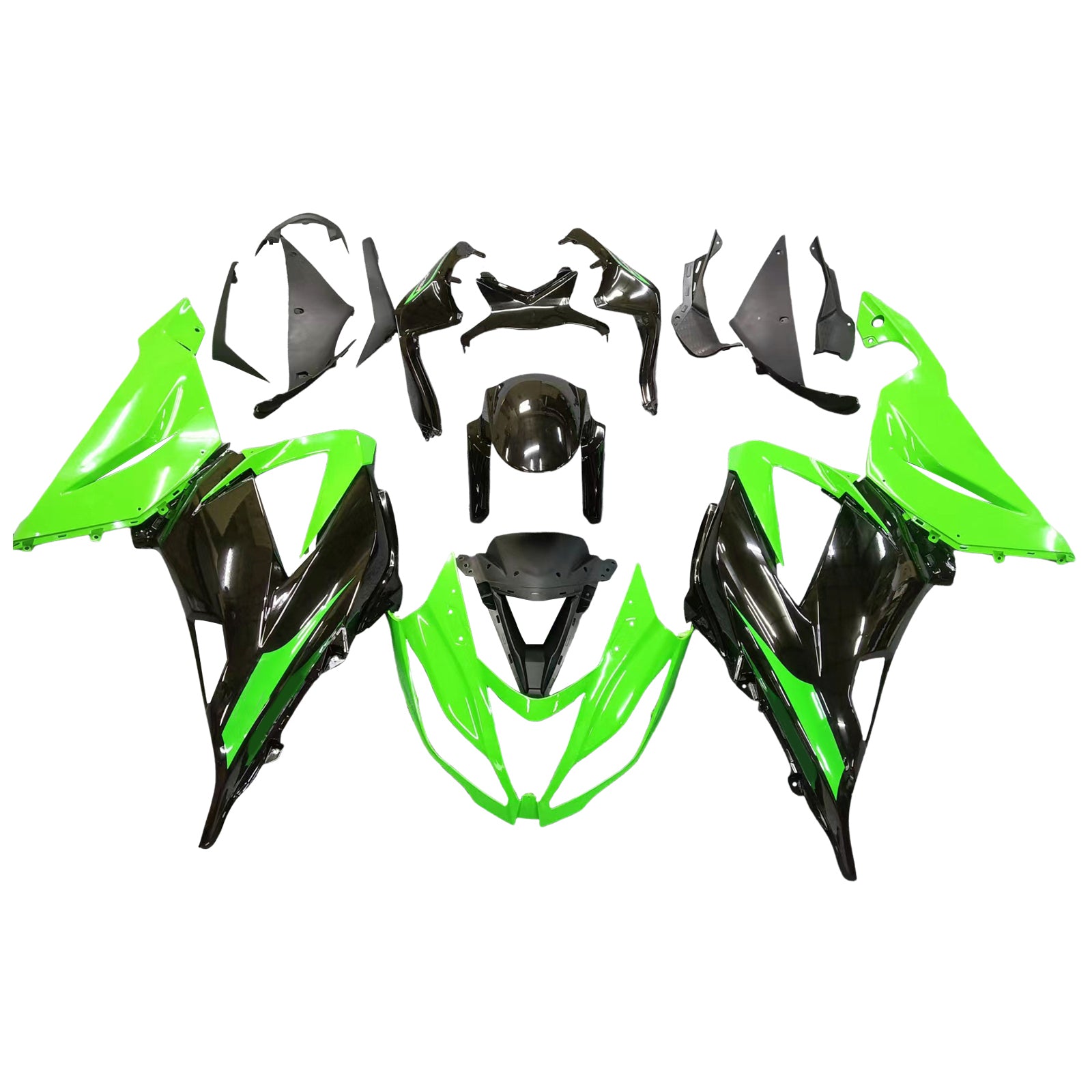 Injection carénage kit carrosserie plastique ABS fit pour Kawasaki ZX6R 636 2013-2018