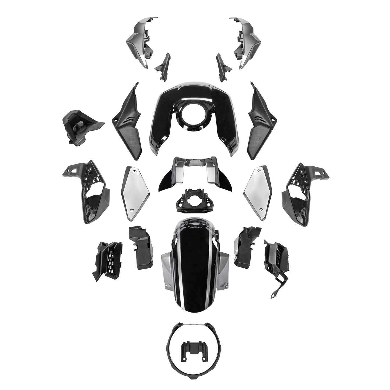 Carénage de moulage par injection en plastique ABS adapté pour Honda CB 650 R CB650R 2021-2023 11#