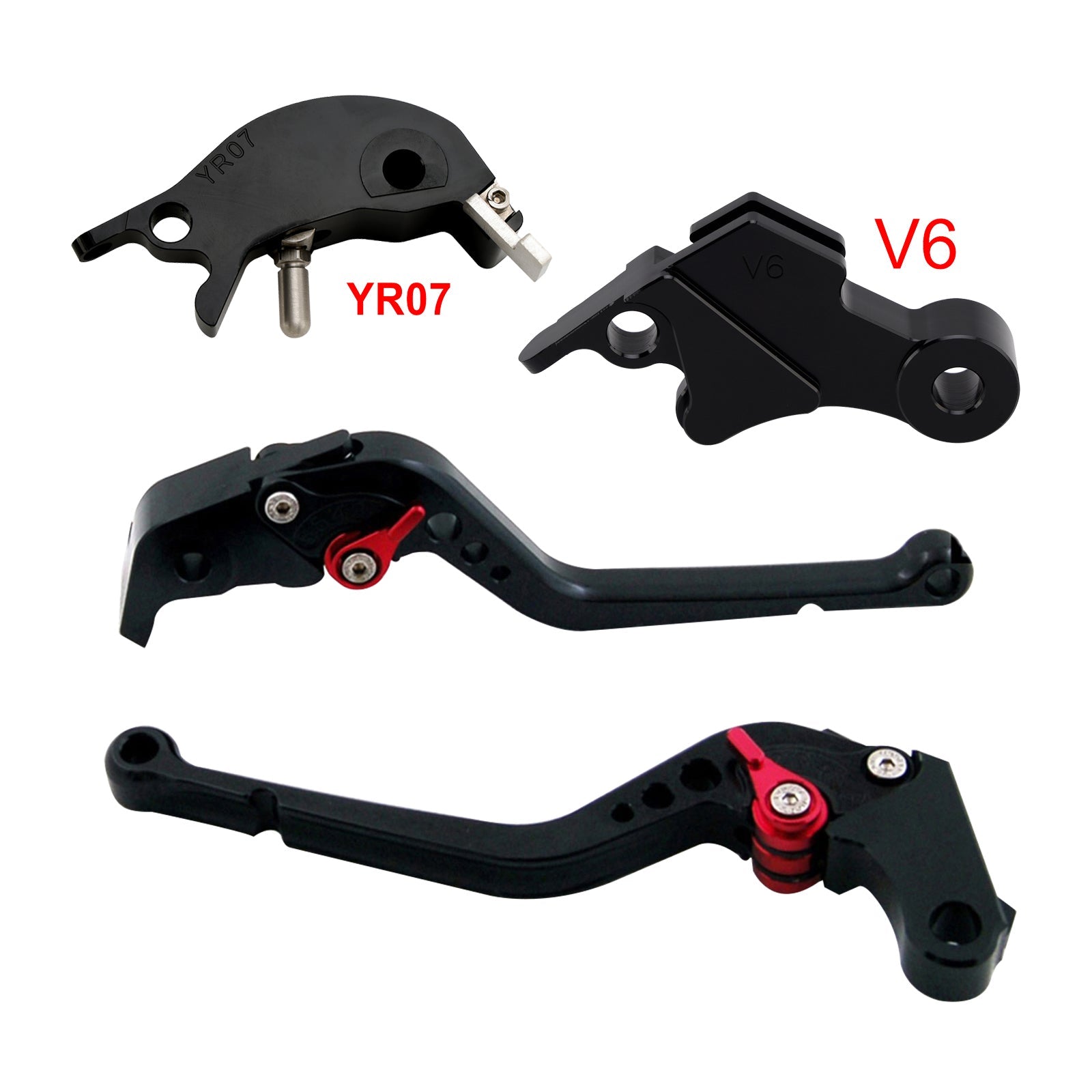 Levier de frein et d'embrayage long compatible avec YAMAHA XSR900 XSR900GP MT-09 MT-09SP 2024-2025