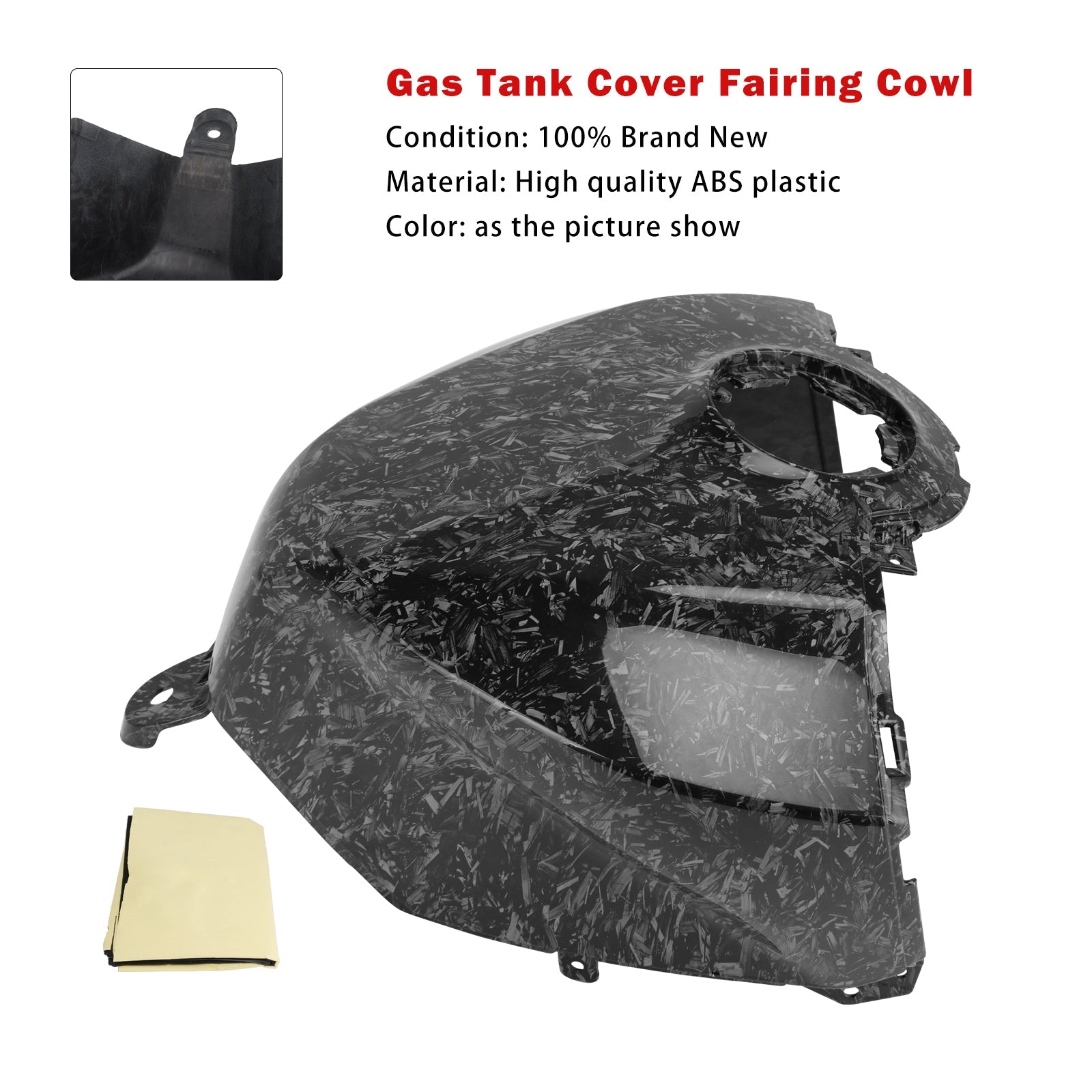 Moldura del carenado de la cubierta del tanque de combustible'gasolina para Aprilia RS457 RS 457 2024-2025