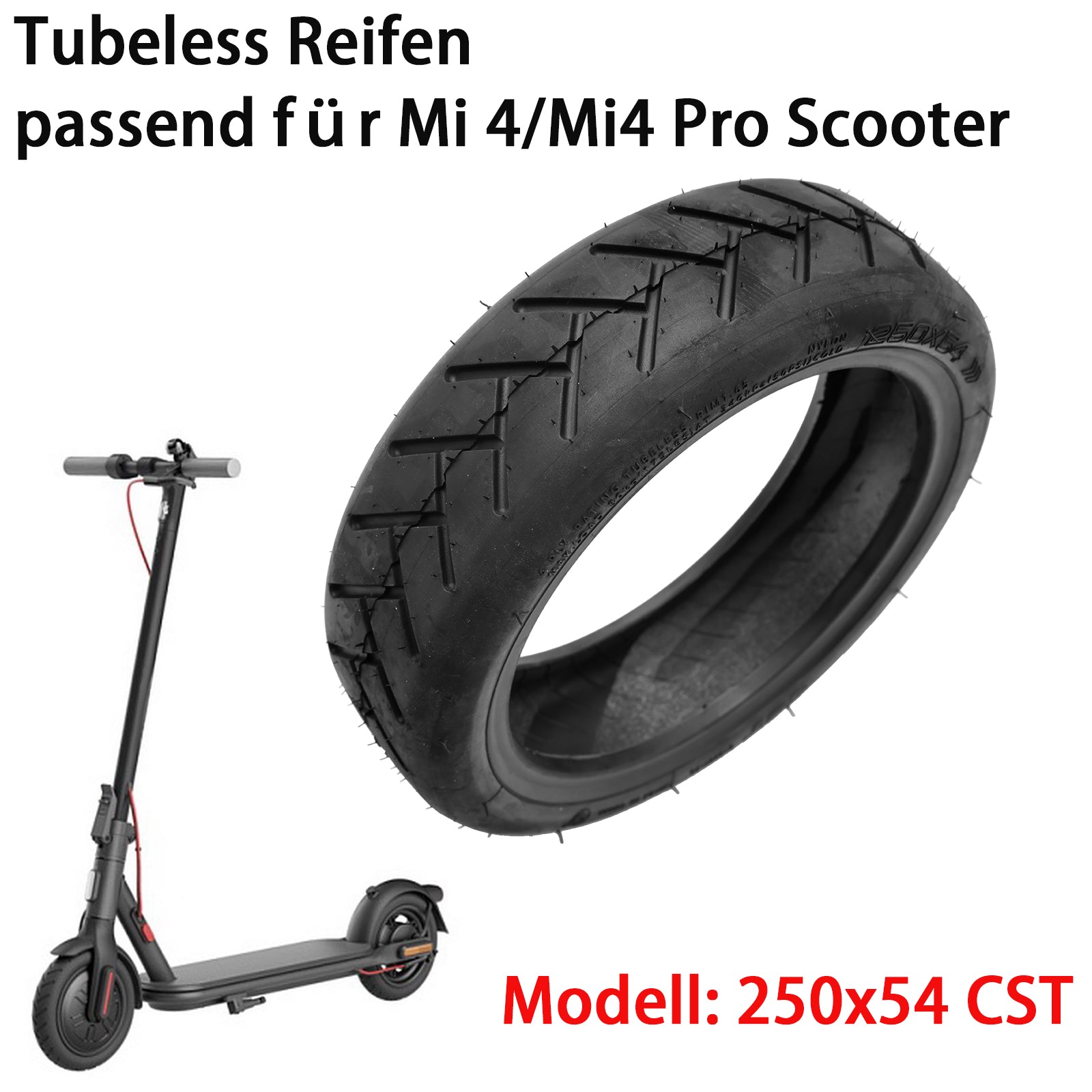 250x54 CST Scooter Scooter EXTER SIN PEACCIÓN PARA XIAOMI 4/MI4 PRO2