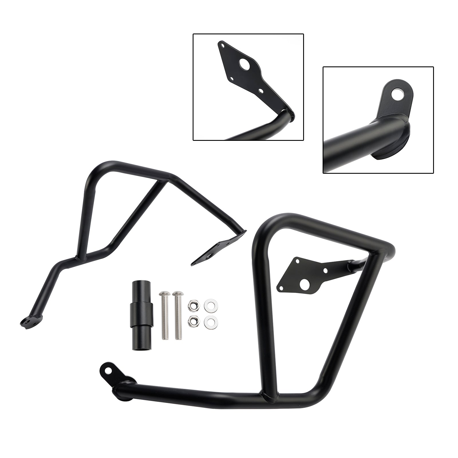 Cadre de protection du moteur Honda NX500 2024, barre de protection supérieure, argent argent