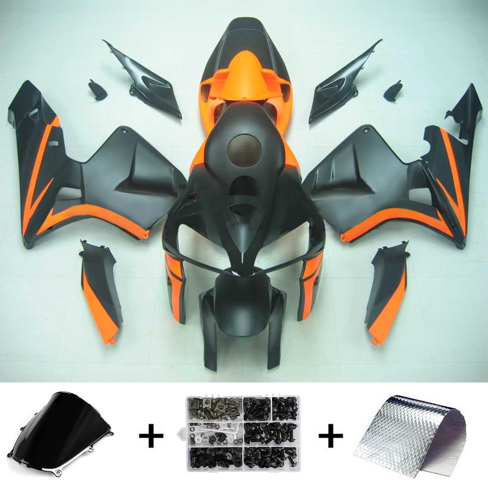 Kit de carénage par injection, carrosserie en plastique ABS pour Honda CBR600RR 2005-2006 F5