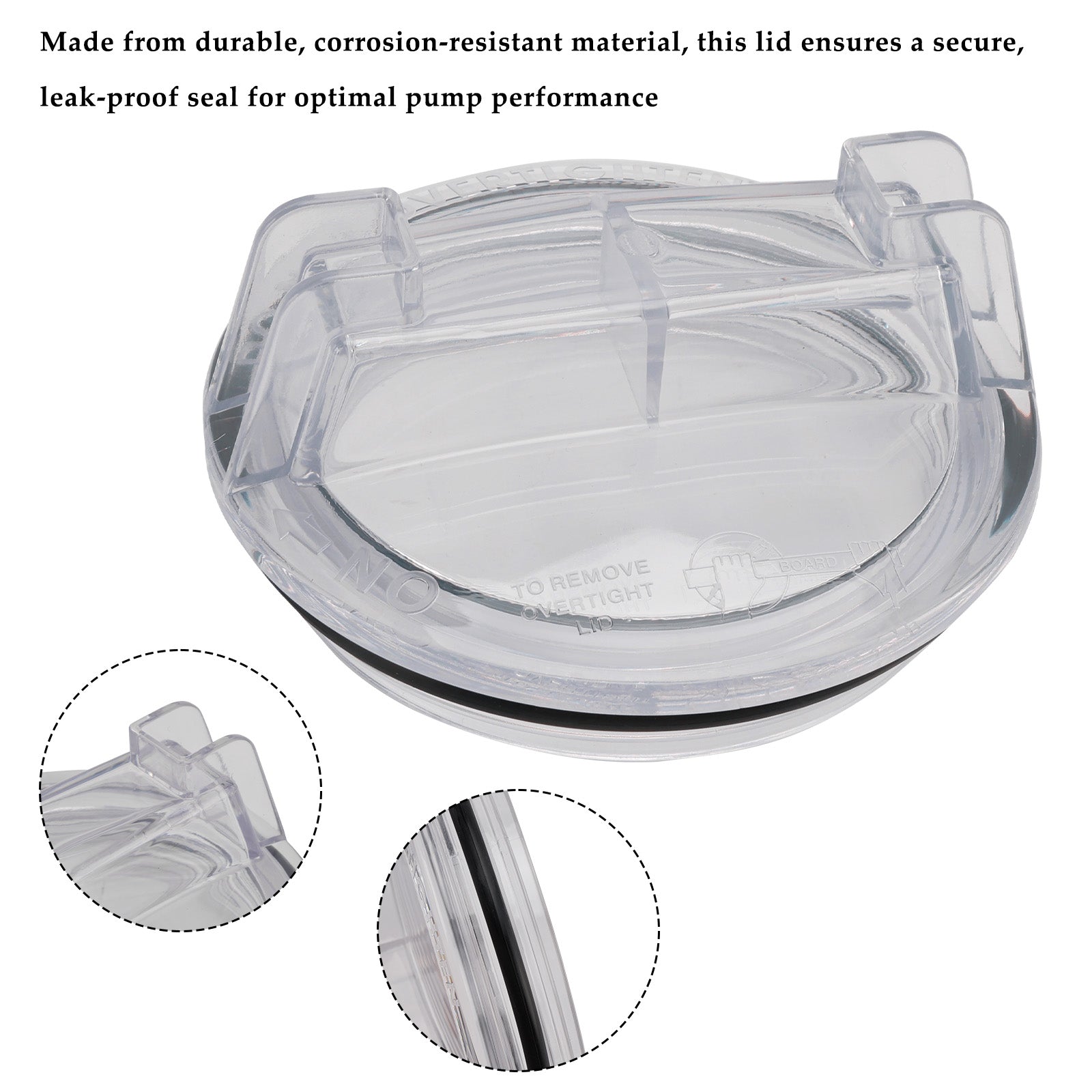 Sta-Rite C3-139P1 vervangend Dura-glas pompdeksel voor CMP 25304-000-020