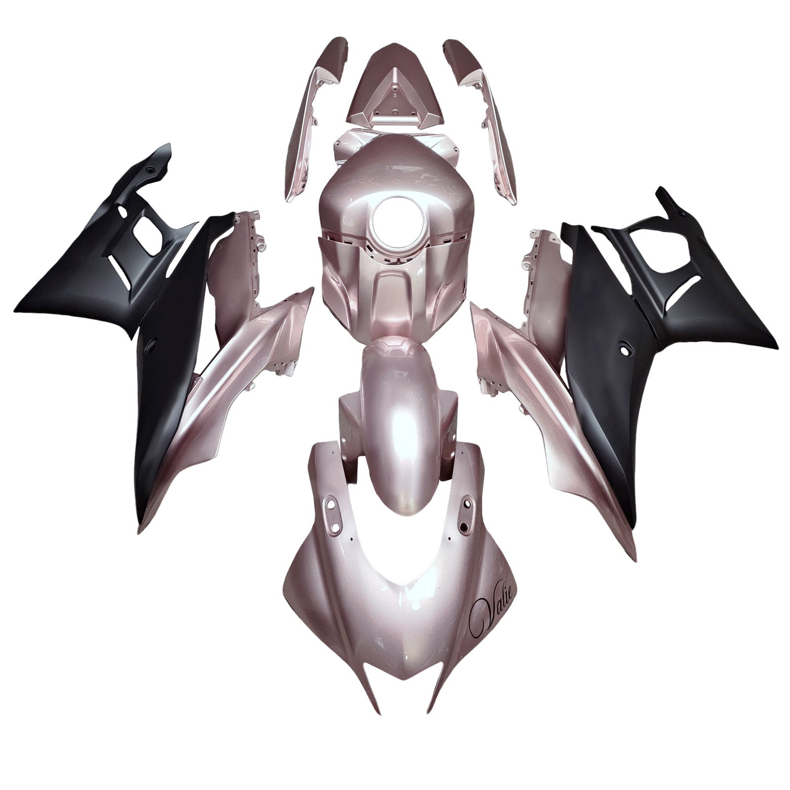 Kit carenatura iniettata in plastica ABS per Yamaha YZF R3 R25 2022-2024