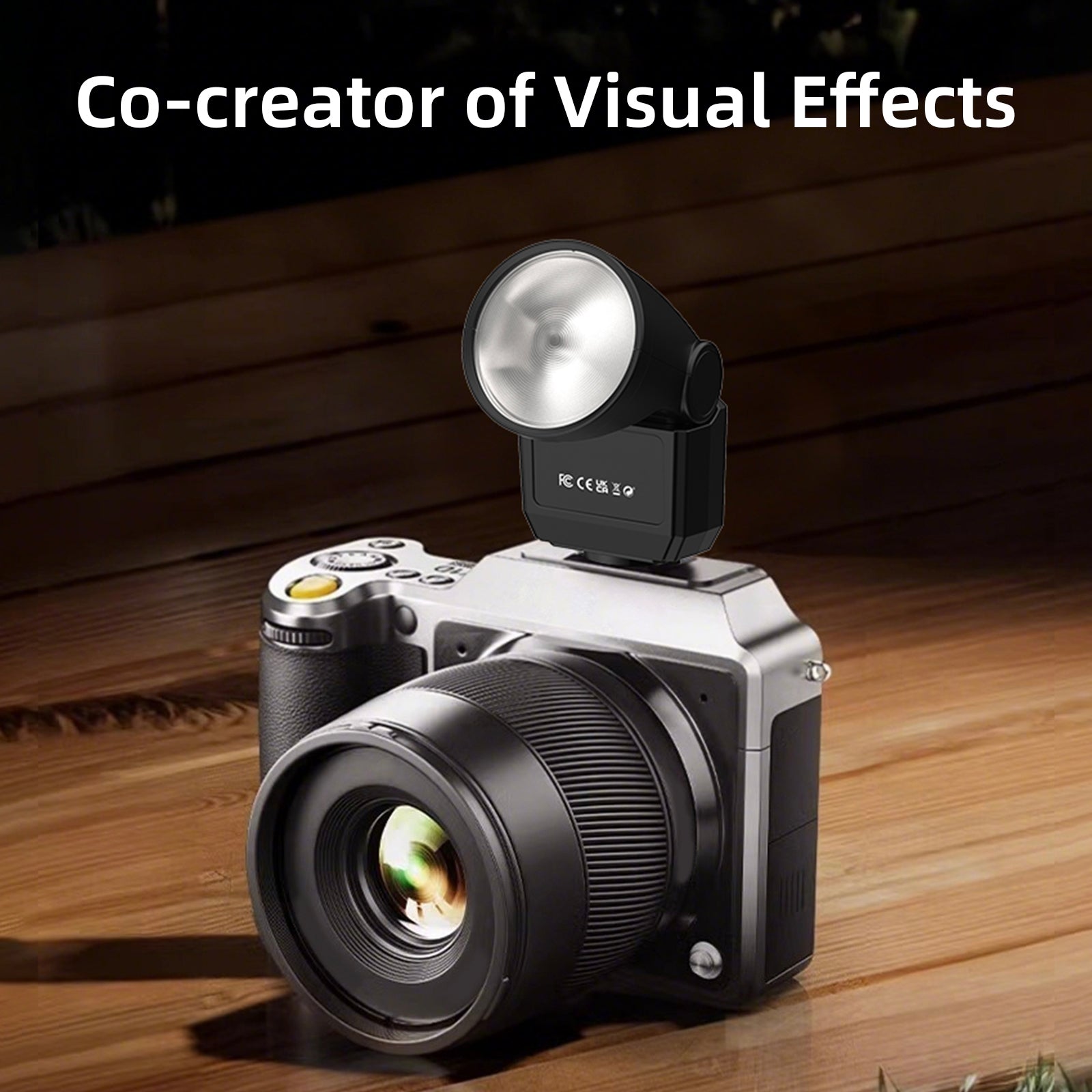 Mini flash F02 pour appareil photo, lampe de remplissage portable pour photographie