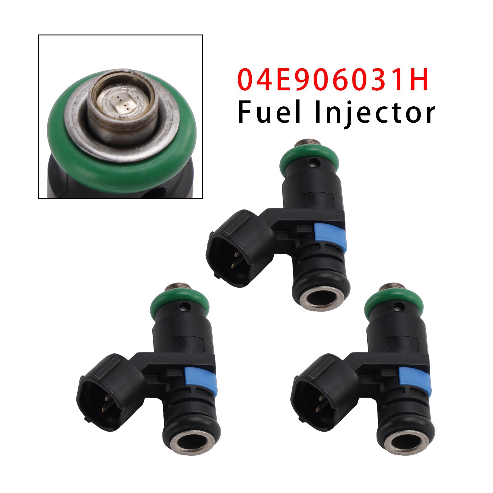 3x Iniettore di carburante per Seat Arona Ibiza Skoda Fabia VW Golf Polo 1.0 04E906031H