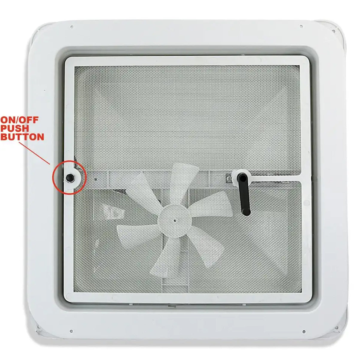 14" caravane lucarne toit évent télécommande camping-car RV ventilateur