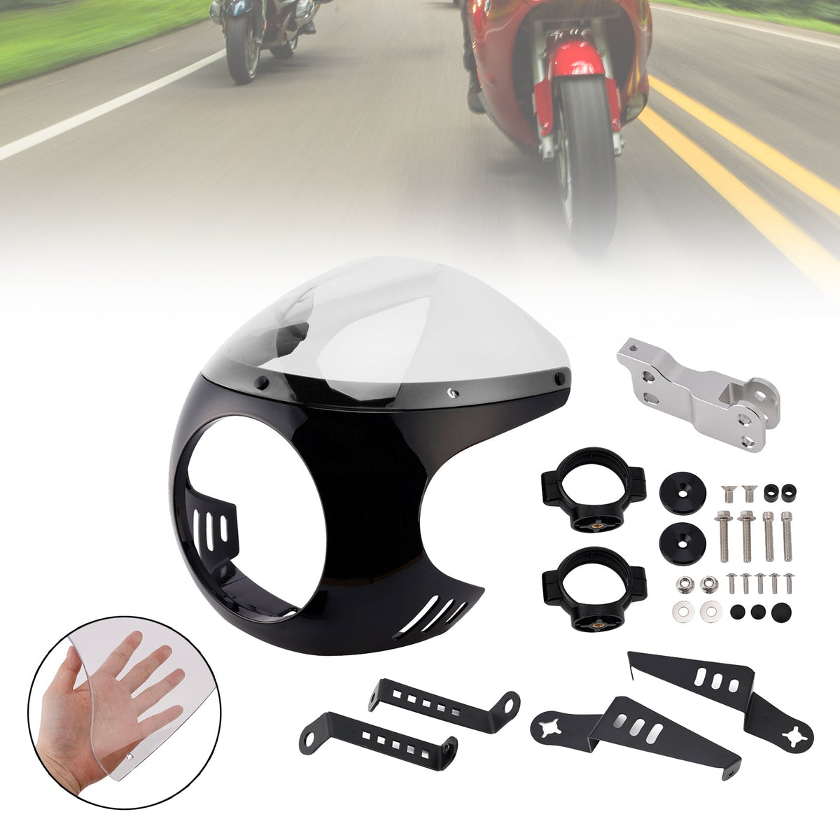 Pare-brise pour BMW R NINE T (2014-2024)