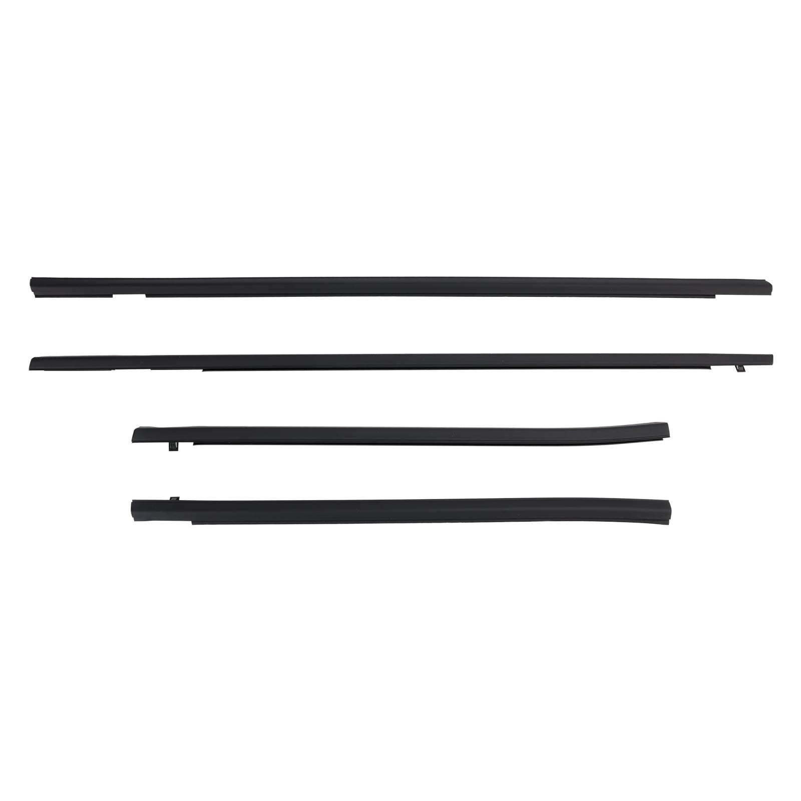 Joint d'étanchéité en caoutchouc pour ceinture de porte Honda FIT JAZZ 1re génération 2001-2008, 4 pièces