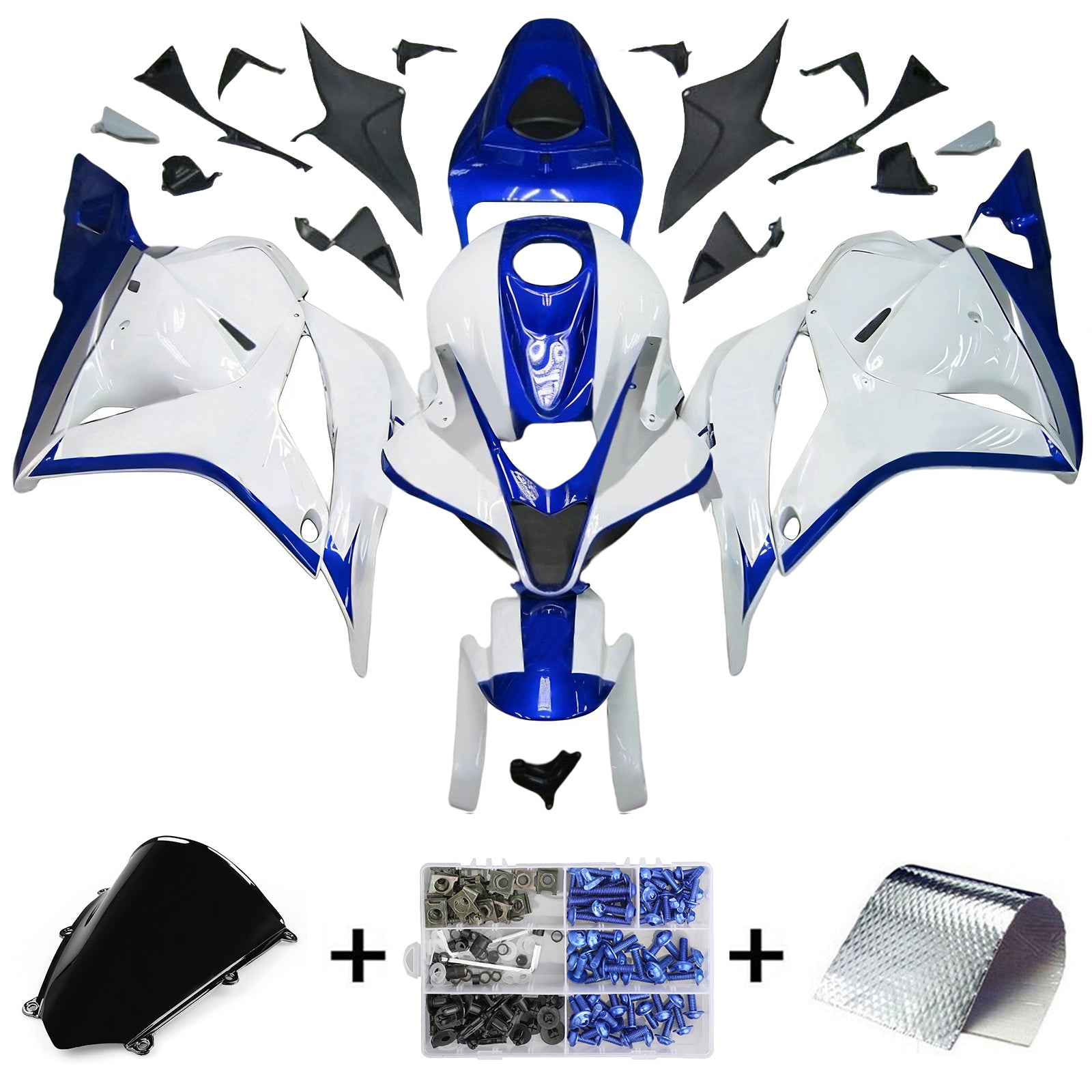 Kit de carénage à injection en plastique ABS pour Honda CBR600RR 2009-2012 F5