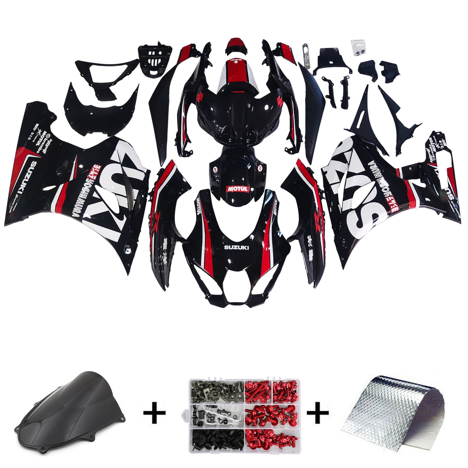 Kit di carenatura in plastica ABS per Suzuki GSXR1000 2017-2025 K17