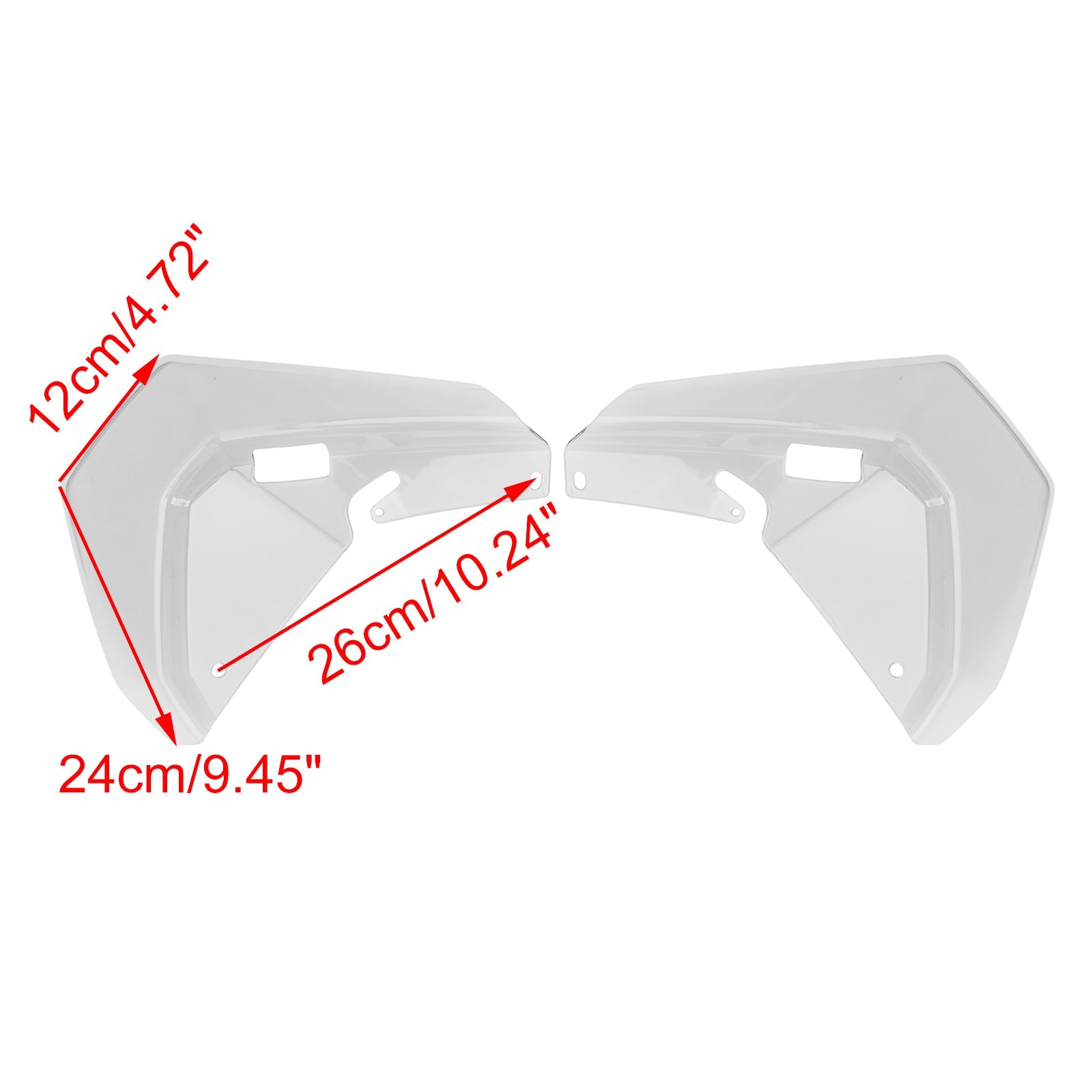 Panele boczne szyby przedniej kompatybilne z BMW R1300GS ADV 2025-2026